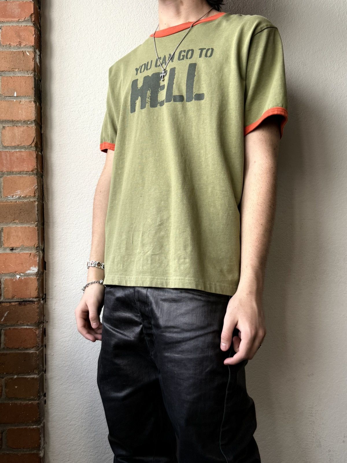Marc Jacobs Marc Jacobs You Can Go To Hell T-Shirt Size US L / EU 52-54 / 3 - 3 Thumbnail
