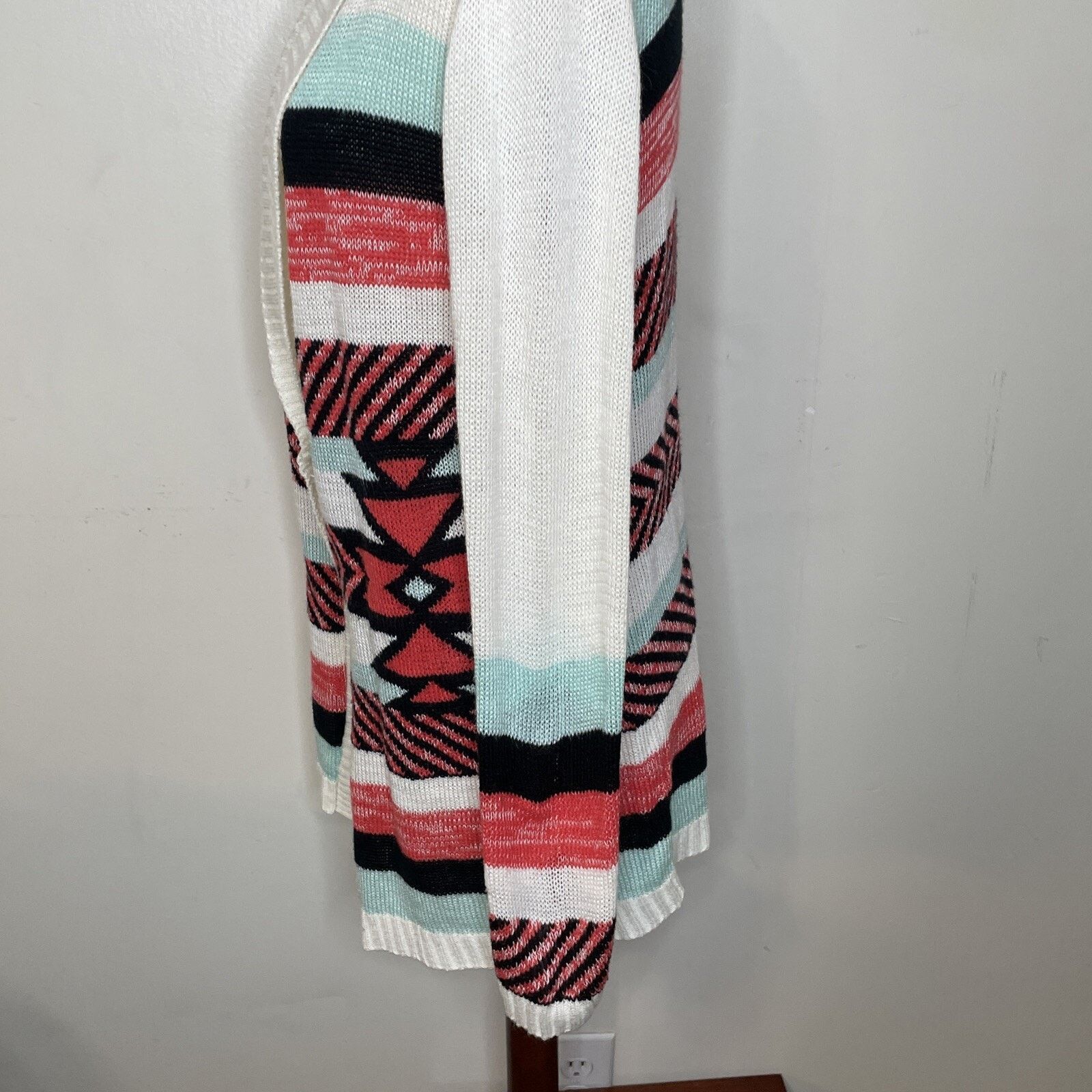 Other DEMANDING by Say What size M Cardigan Sweater Aztec Print Size M / US 6-8 / IT 42-44 - 3 Thumbnail