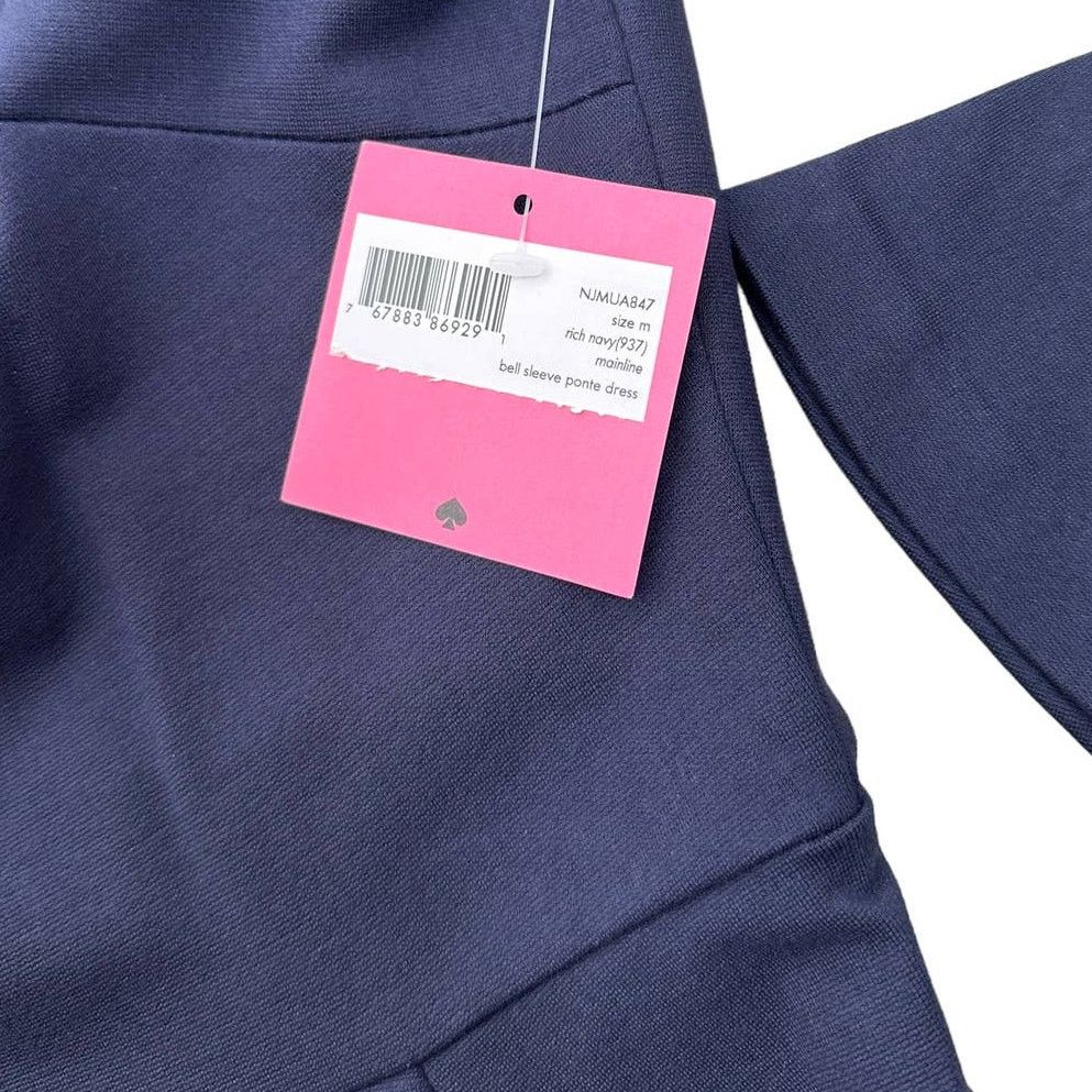 Kate Spade Kate Spade Bell Sleeve Ponte Dress Rich Navy Medium Size M / US 6-8 / IT 42-44 - 5 Thumbnail