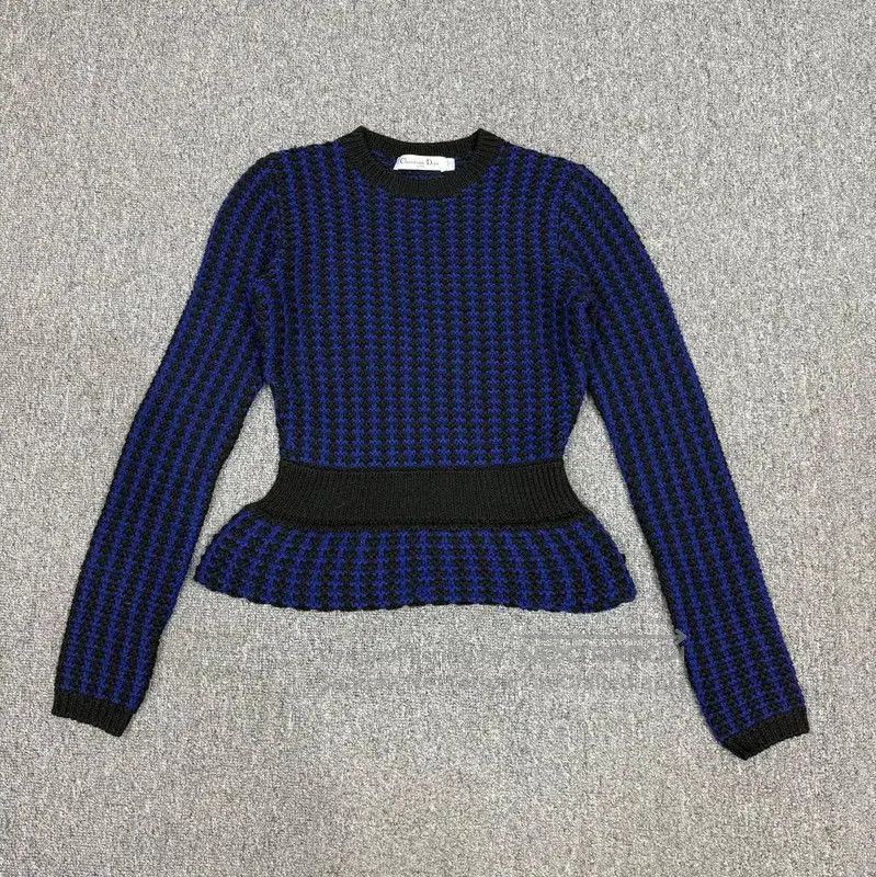 Dior Dior Peacock Blue Wool Sweater . Size S / US 4 / IT 40 - 1 Thumbnail