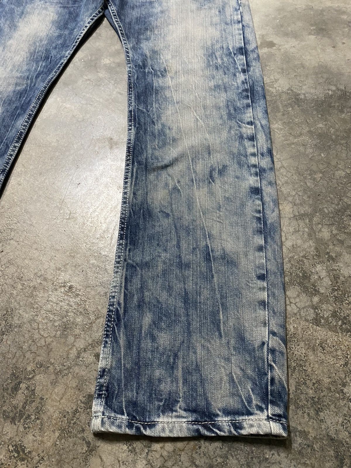 JNCO × Sean John Y2k Sean John Acid Wash Denim Baggy p108 Size US 35 - 4 Thumbnail