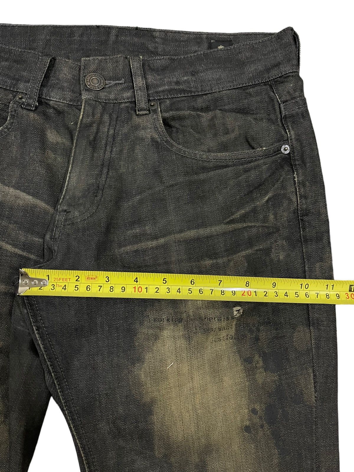 Japanese Brand Vintage Japanese Semantic Design Faded Wash Style Jeans Size US 32 / EU 48 - 13 Thumbnail