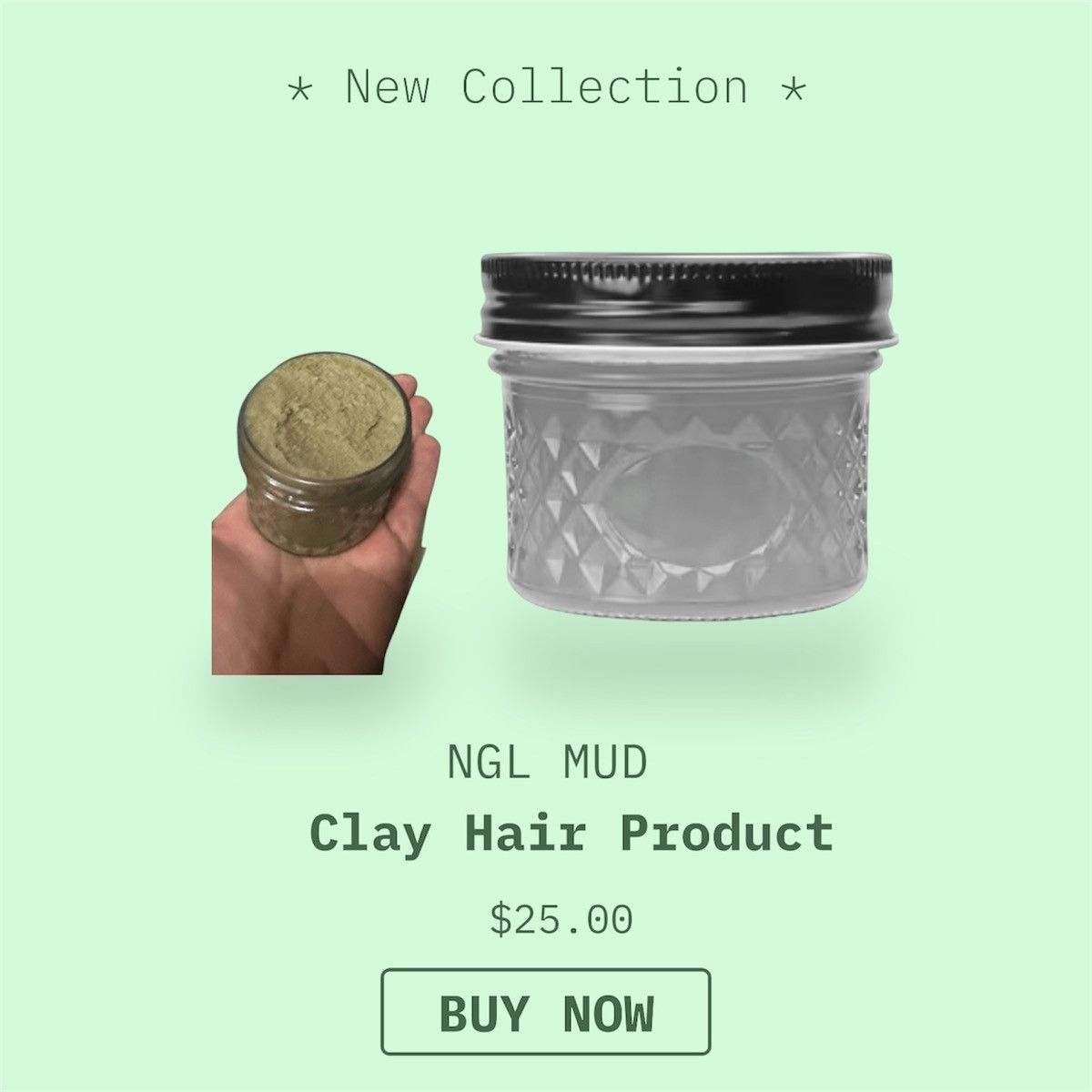 Other NGL Mud: 4oz Hair Styling Clay Size ONE SIZE - 1 Thumbnail