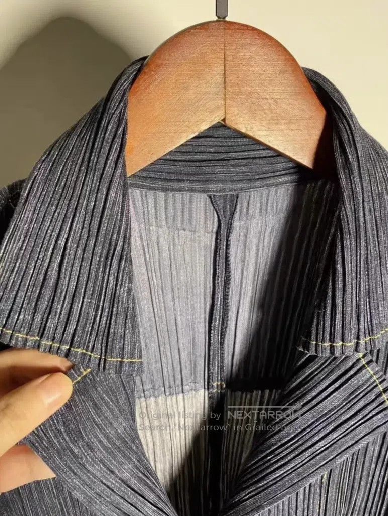 Issey Miyake Issey Miyake Blue Coat Size L / US 10 / IT 46 - 5 Thumbnail