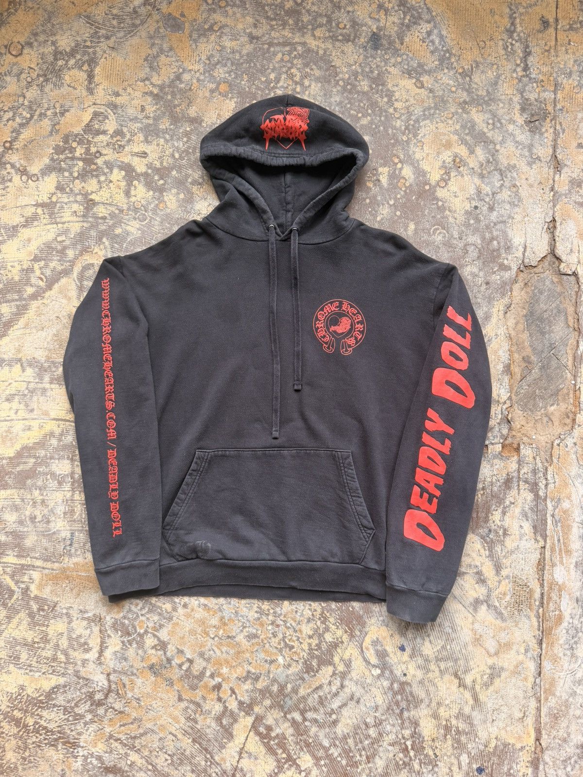 Chrome Hearts Chrome Hearts Deadly Doll Black Pink Cemetery Zip
