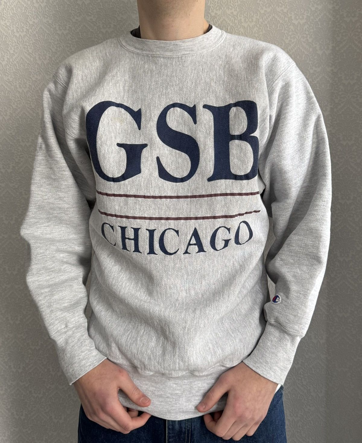 Champion Vintage Champion Reverse Weave Sweatshirt GSB Chicago XL 90s Size US XL / EU 56 / 4 - 3 Thumbnail