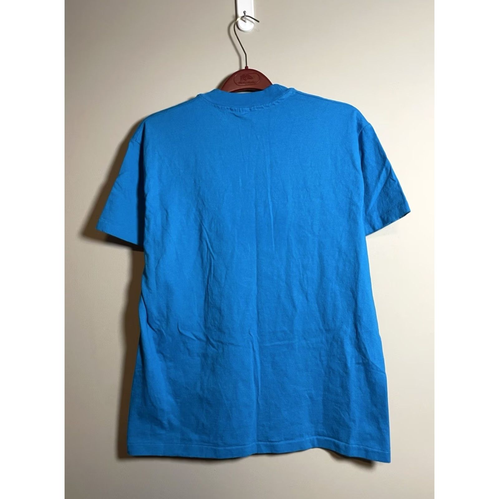 Hanes VINTAGE 90s Cerromar Beach Palm Trees Hanes Shirt Size L Blue Short Sleeve Knit T-Shirt Mens 90s Beach Neon Size US L / EU 52-54 / 3 - 6 Thumbnail