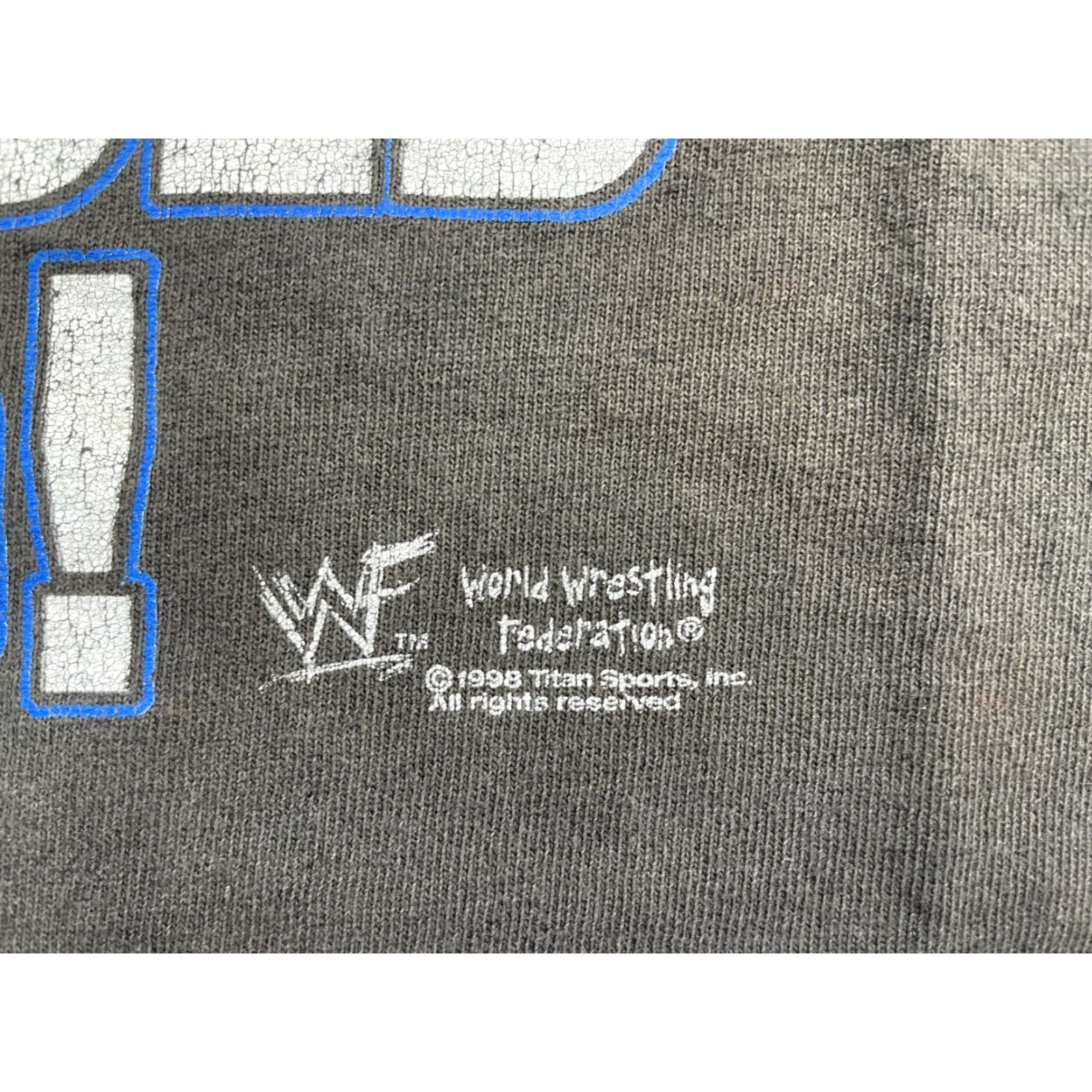 Delta VINTAGE 1998 Stone Cold Steve Austin Wrestling T shirt size L Double Sided WWF Size US L / EU 52-54 / 3 - 5 Thumbnail