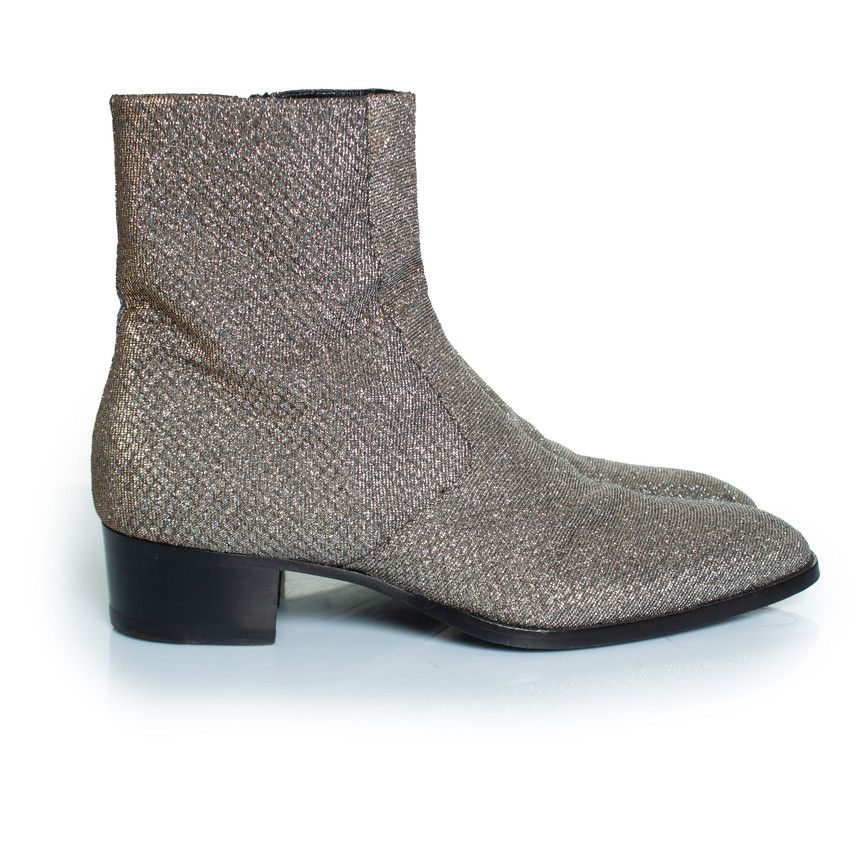 Saint Laurent Paris Saint Laurent, Glitter Wyatt boots viper night fw16 Size US 11 / EU 44 - 4 Thumbnail