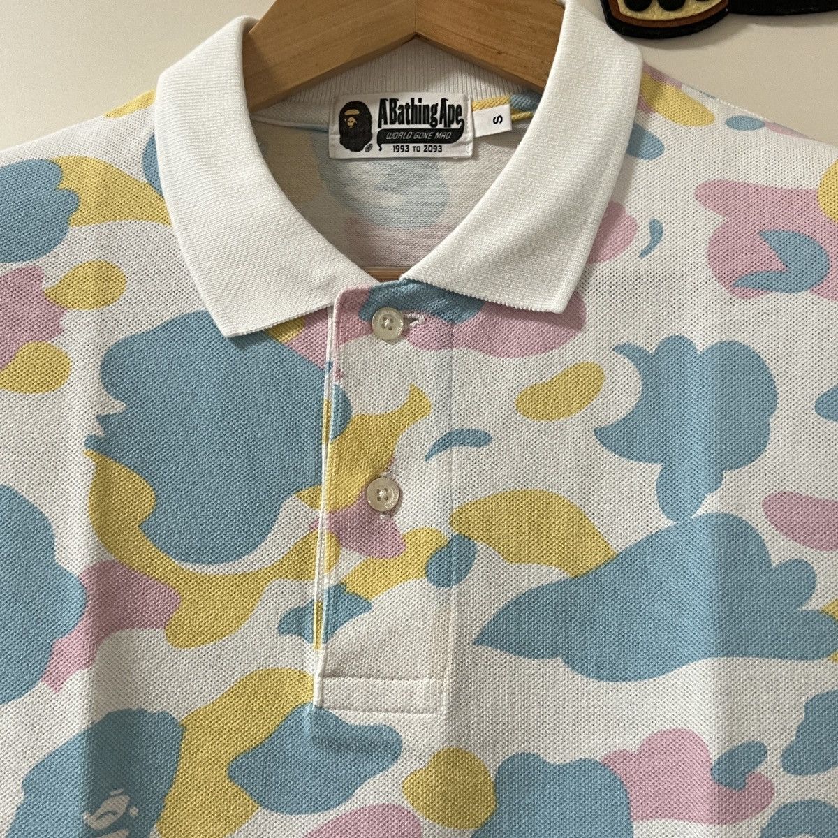 Bape Bape Color Camo Multi Polo Tee Size US S / EU 44-46 / 1 - 5 Thumbnail