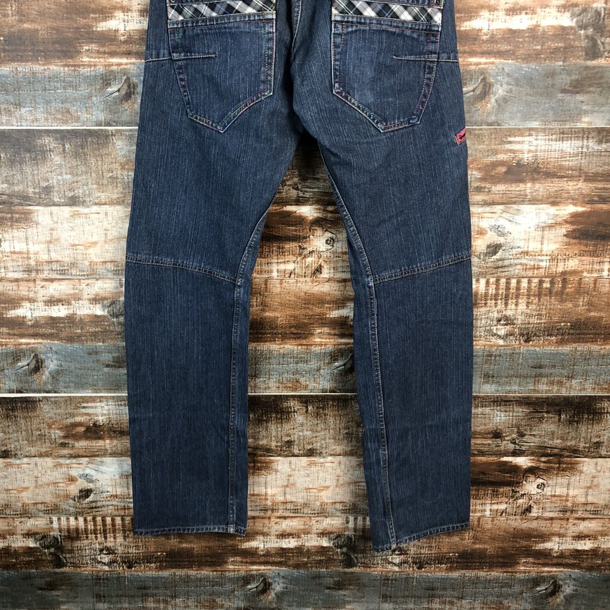 Japanese Brand DL Dominate double waist streetwear Blue Denim Pants #C623 Size US 30 / EU 46 - 14 Thumbnail