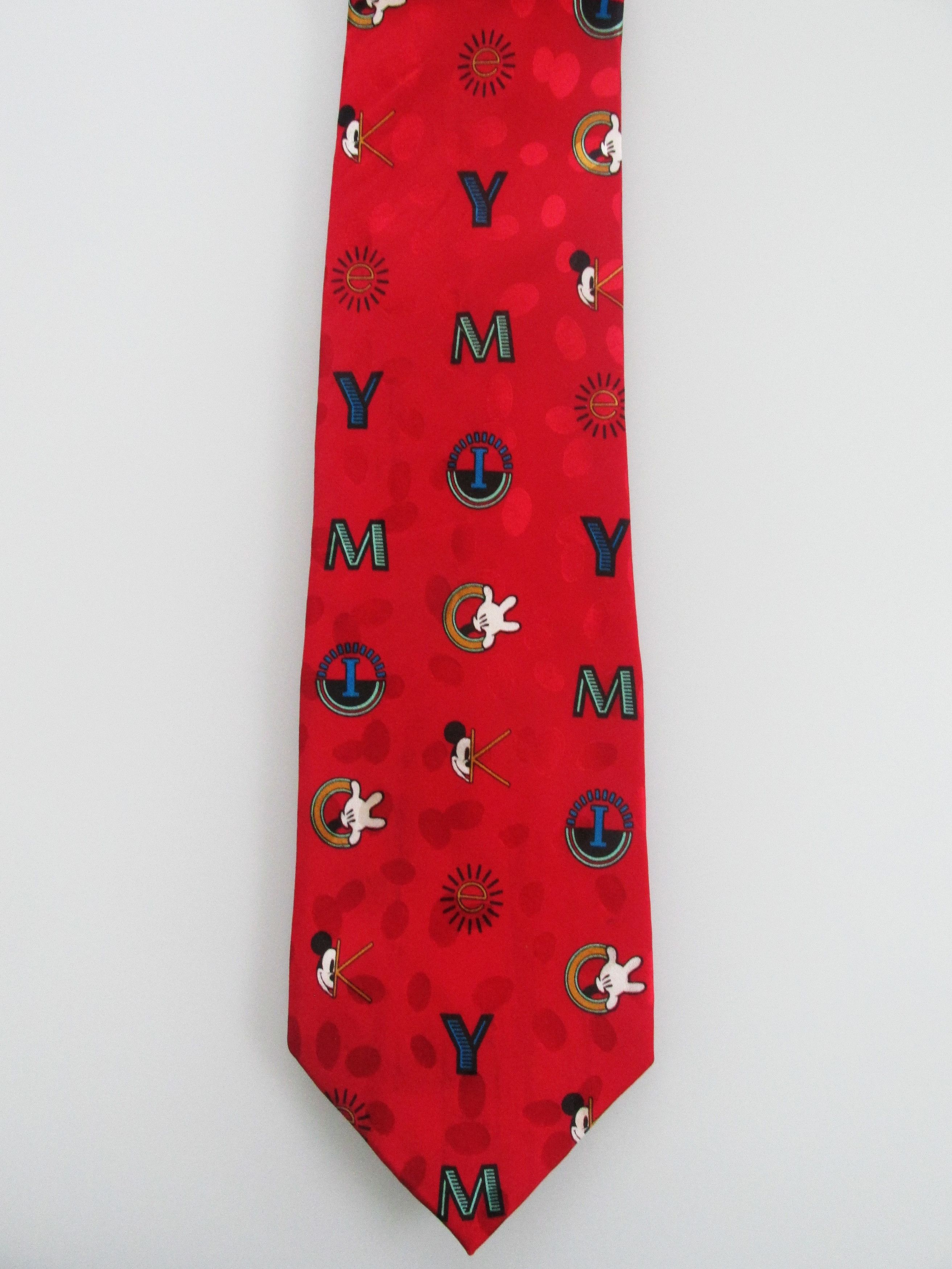 Disney Mickey Mouse/Disney Men's Silk Tie Size ONE SIZE - 2 Thumbnail