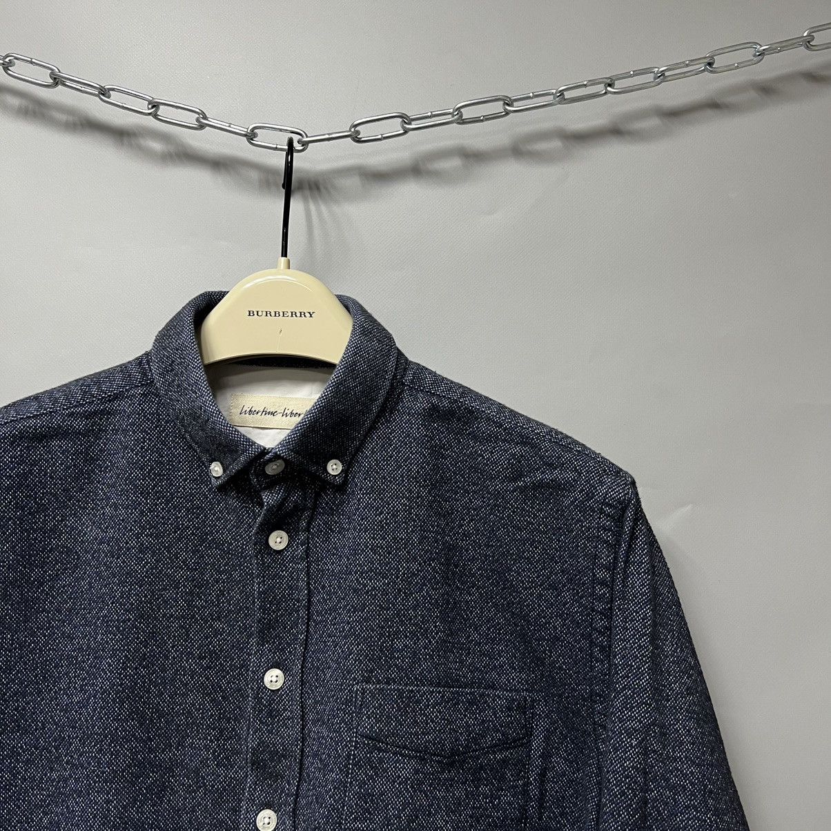 Libertine-Libertine Libertine libertine Hunter Flannel Dark Blue Button Shirt Size US S / EU 44-46 / 1 - 2 Thumbnail