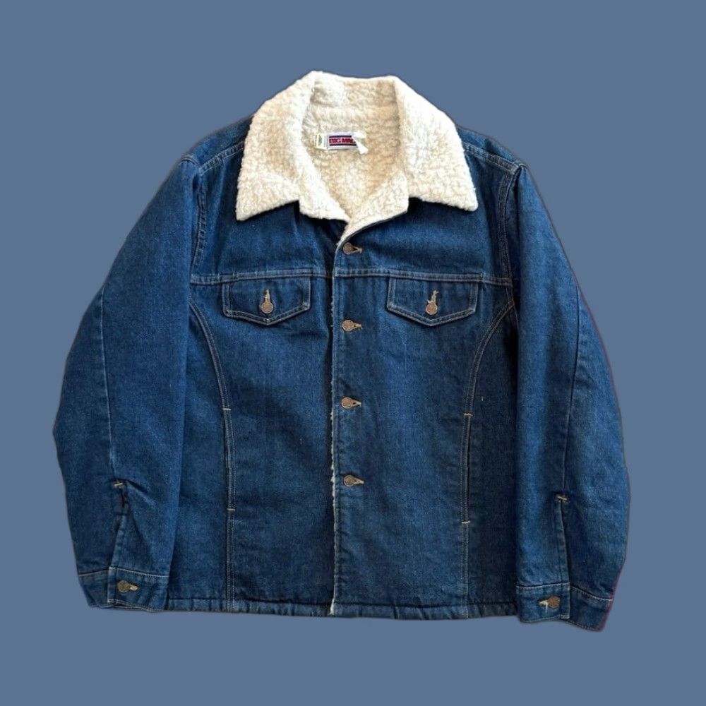Vintage VINTAGE Big Mac Denim Jacket 46 Chore Outdoor 80s 90s Workwear Mens Jacket Size US S / EU 44-46 / 1 - 1 Thumbnail