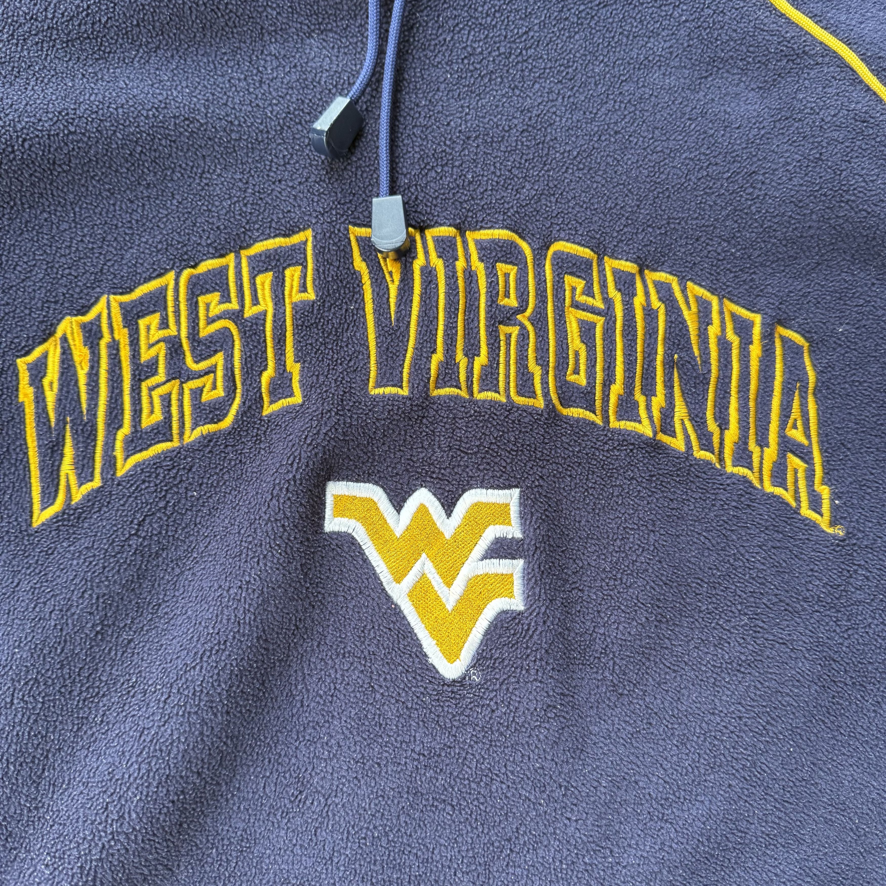 Foot Locker Vintage Y2K Foot Locker West Virginia Fleece Hoodie Size US XXL / EU 58 / 5 - 2 Thumbnail