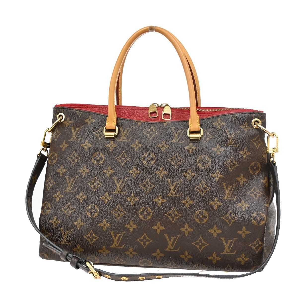 Louis Vuitton Louis Vuitton Pallas Tote Monogram Canvas with Leather Size ONE SIZE - 1 Thumbnail