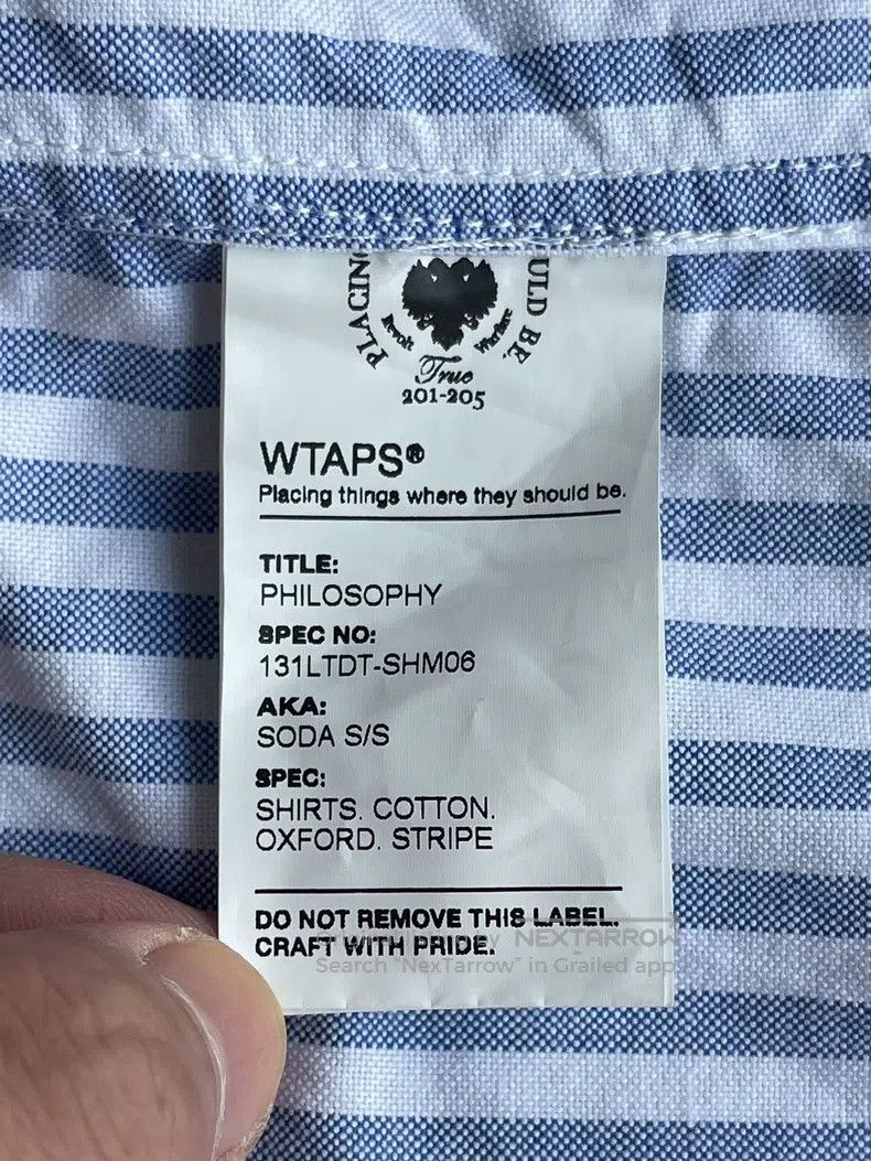 Wtaps Wtaps Striped short-sleeve shirt Size US XL / EU 56 / 4 - 6 Thumbnail