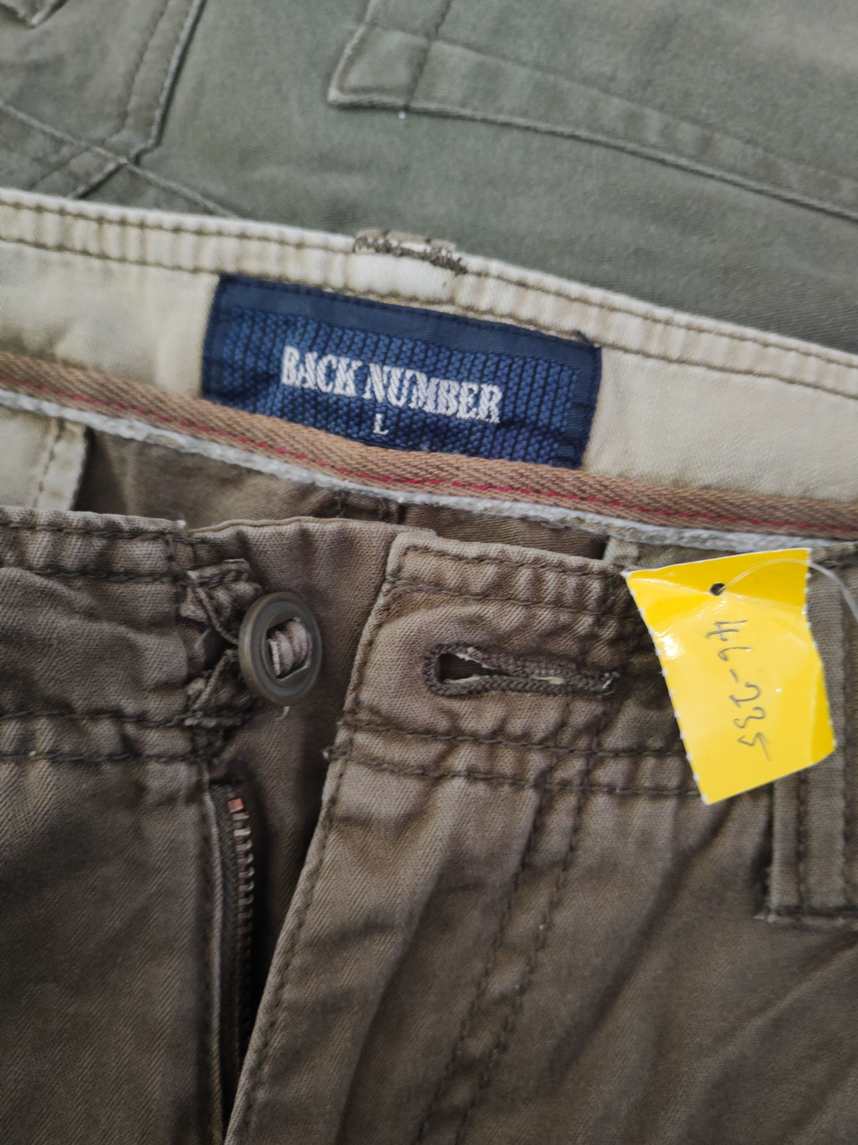 Japanese Brand DL Back Number Brown Multipocket Cargo Pants #46-235T Size US 32 / EU 48 - 14 Thumbnail