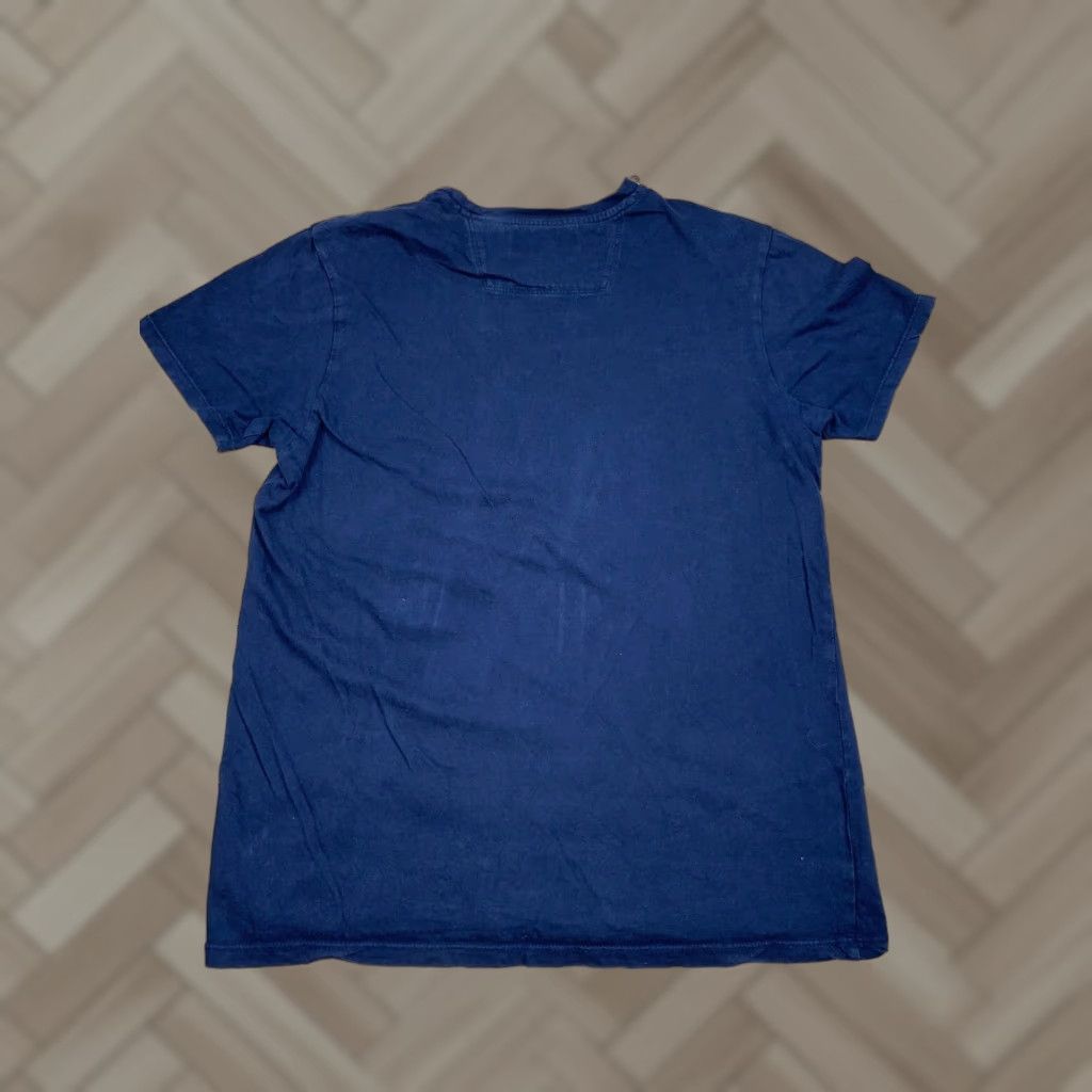 Ben Sherman Ben Sherman T-Shirt Short Sleeve Crew Neck Solid Blue Medium Mens Size US M / EU 48-50 / 2 - 1 Thumbnail