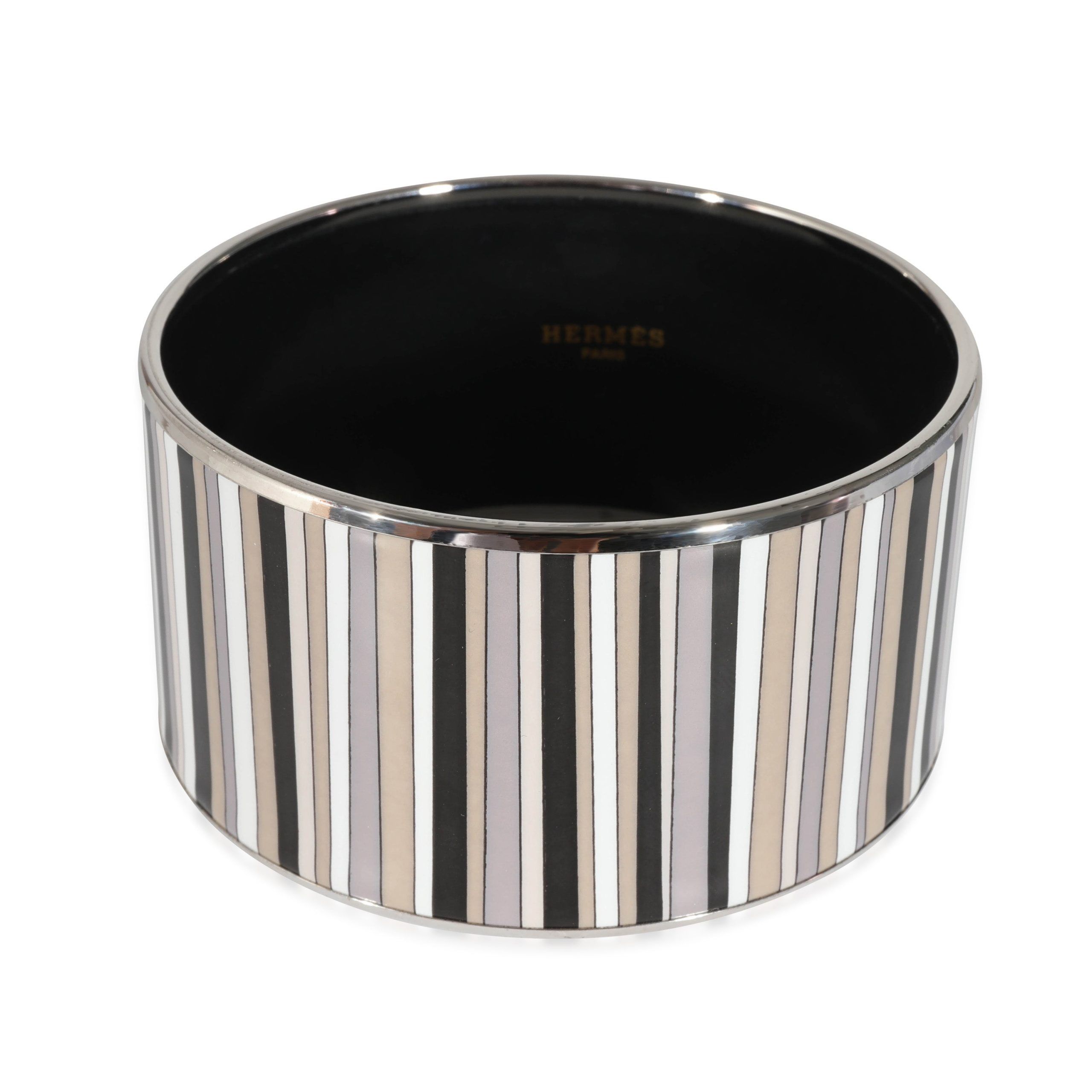 Hermes Hermès Carioca Strips Extra Wide Enamel Bracelet Size ONE SIZE - 1 Thumbnail
