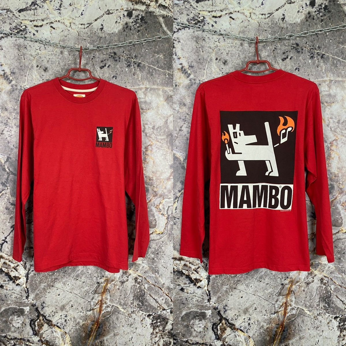 Mambo × Man Made In Australia × Vintage Men’s Mambo Long Sleeve Big Logo Streetwear Size S Small Size US S / EU 44-46 / 1 - 1 Thumbnail