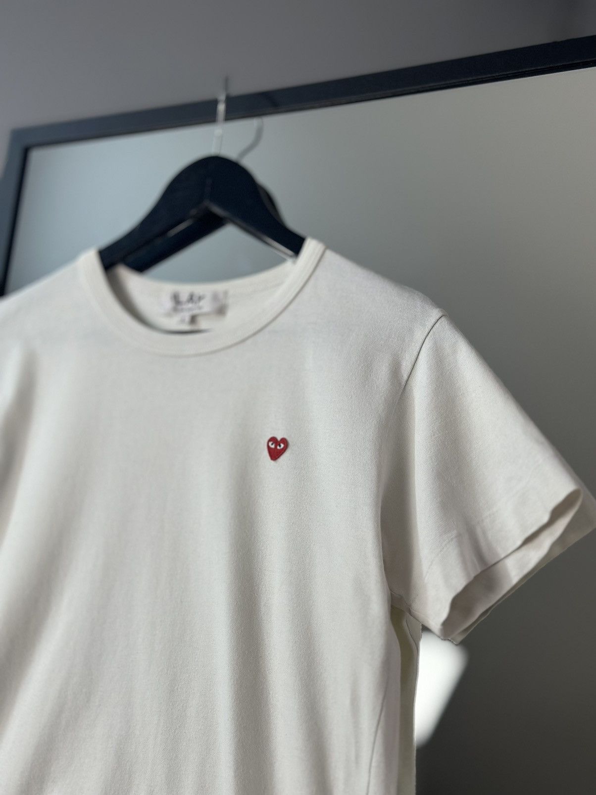 Other Comme des Garcons PLAY CDG Heart With Blue Eyes T-shirt Size L / US 10 / IT 46 - 7 Thumbnail
