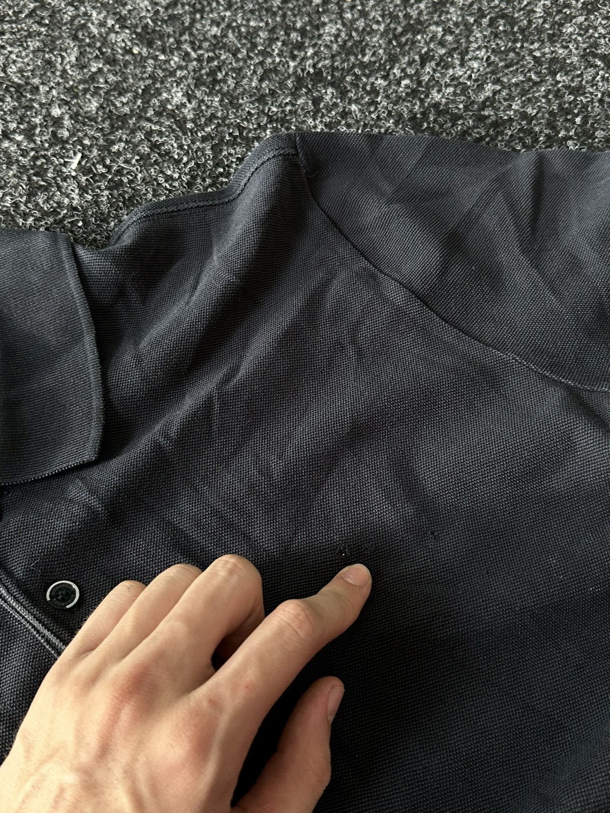 Burberry × Designer 🚨Burberry Polos Tee without Logo Nova Check Inner Rare black Size US L / EU 52-54 / 3 - 5 Thumbnail