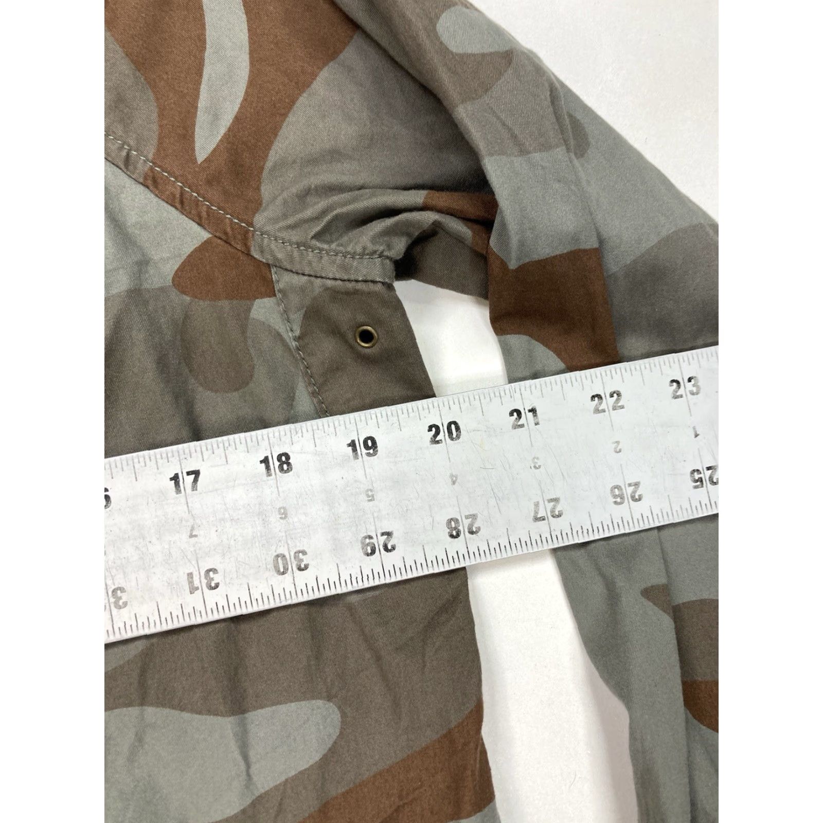 Madewell Madewell Jacket Women Medium Green Multicolor Camo Bomber Leather? (Note: original uses Cotton) Size M / US 6-8 / IT 42-44 - 6 Thumbnail