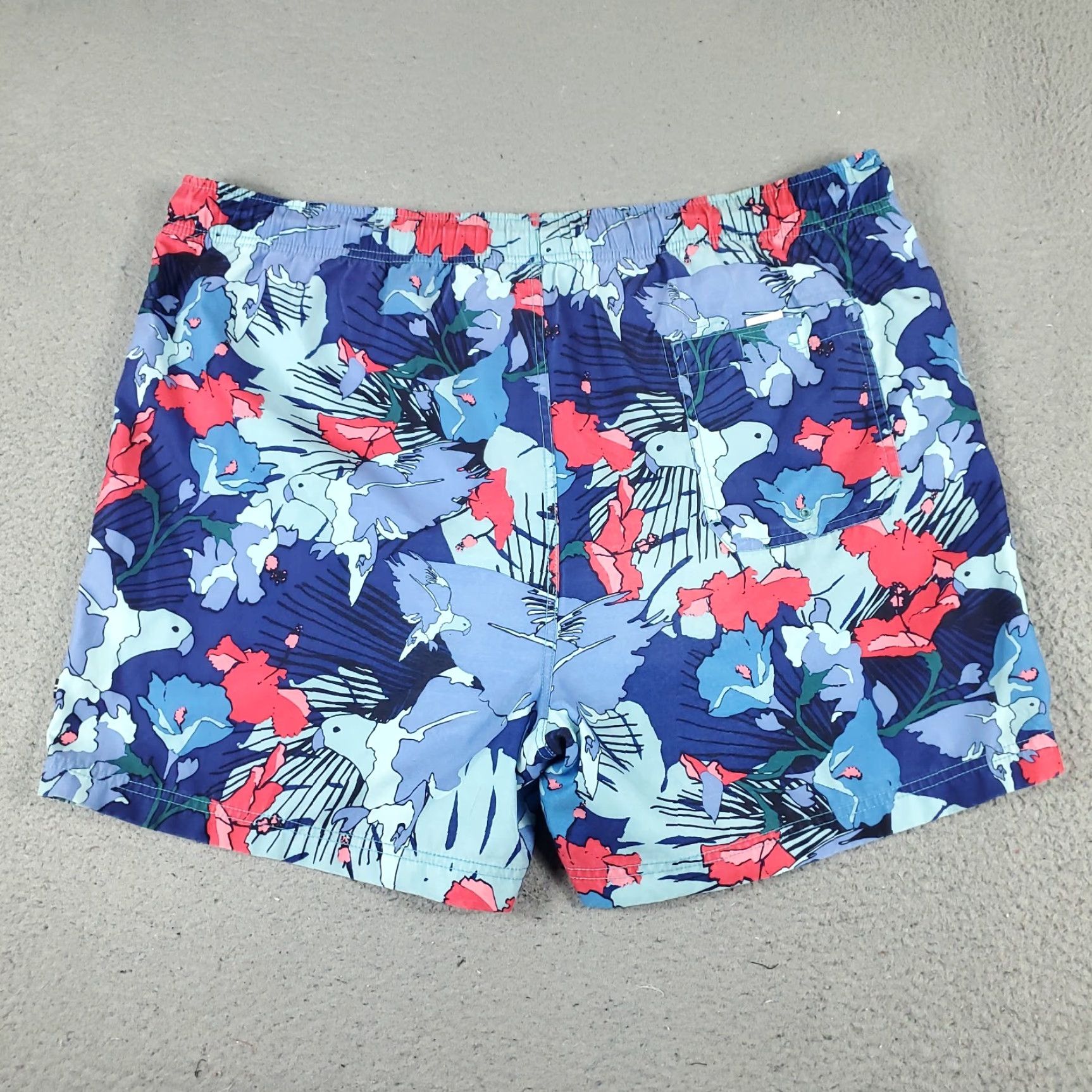 Nautica Nautica Shorts Mens XL Size Floral Blue Red Pattern Floral Trunks Bottom Swim Surf Beach Tropical Hawaiian Aloha American Classic Modern Brand Nautica Size US 36 / EU 52 - 6 Thumbnail