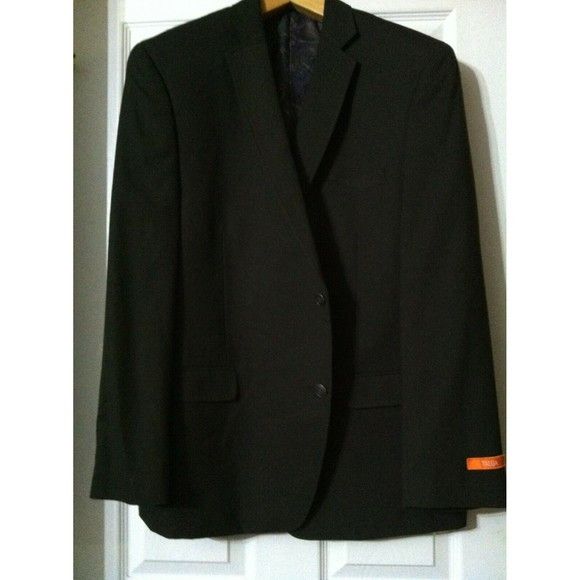 Tallia TALLIA MENS NEW 68%PLYSTR 32%RAYON SPORT COAT BLAZER SZ:46R Size 46R - 1 Thumbnail