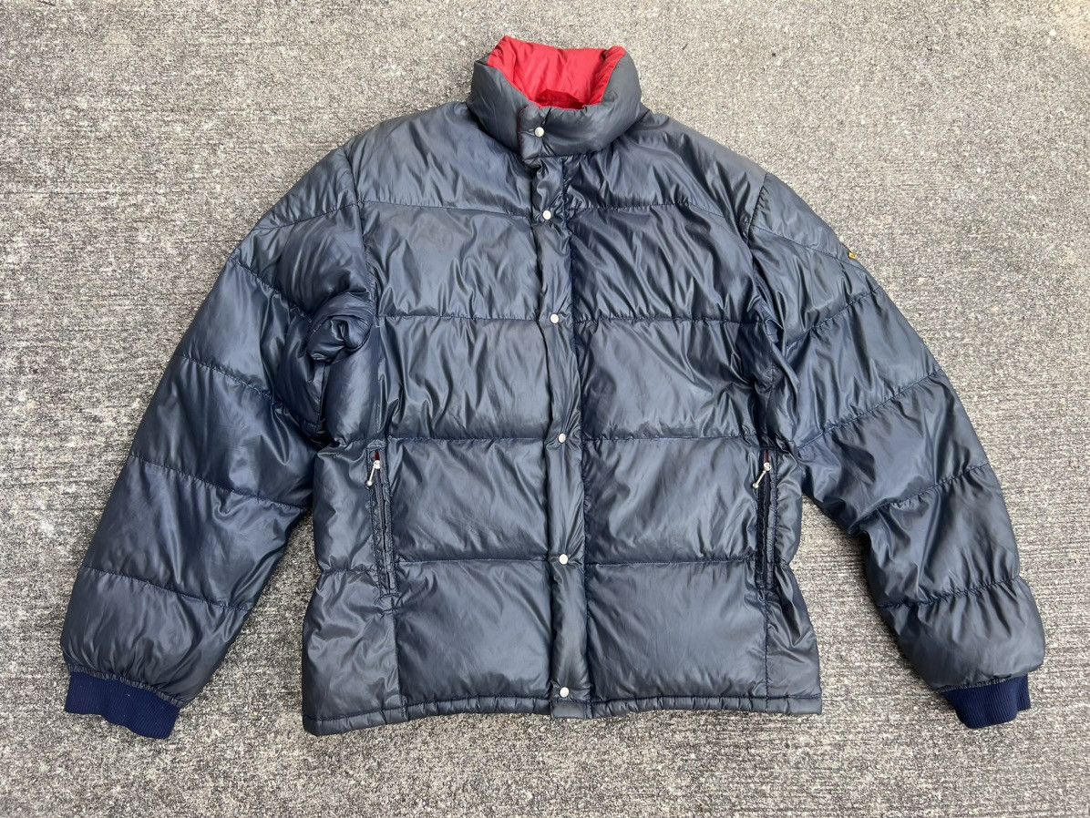 Moncler × Vintage Vintage Moncler Grenoble Sun Faded Black Down Puffer Jacket Size US L / EU 52-54 / 3 - 1 Thumbnail