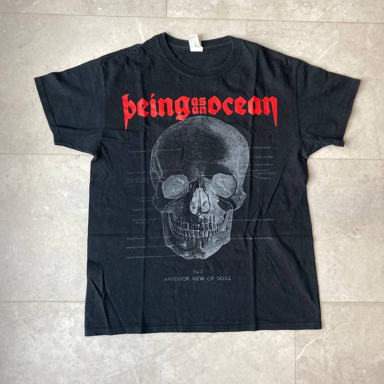 Band Tees Being As An Ocean Hardcore Metal Rock Band Skull Art Size US M / EU 48-50 / 2 - 1 Thumbnail
