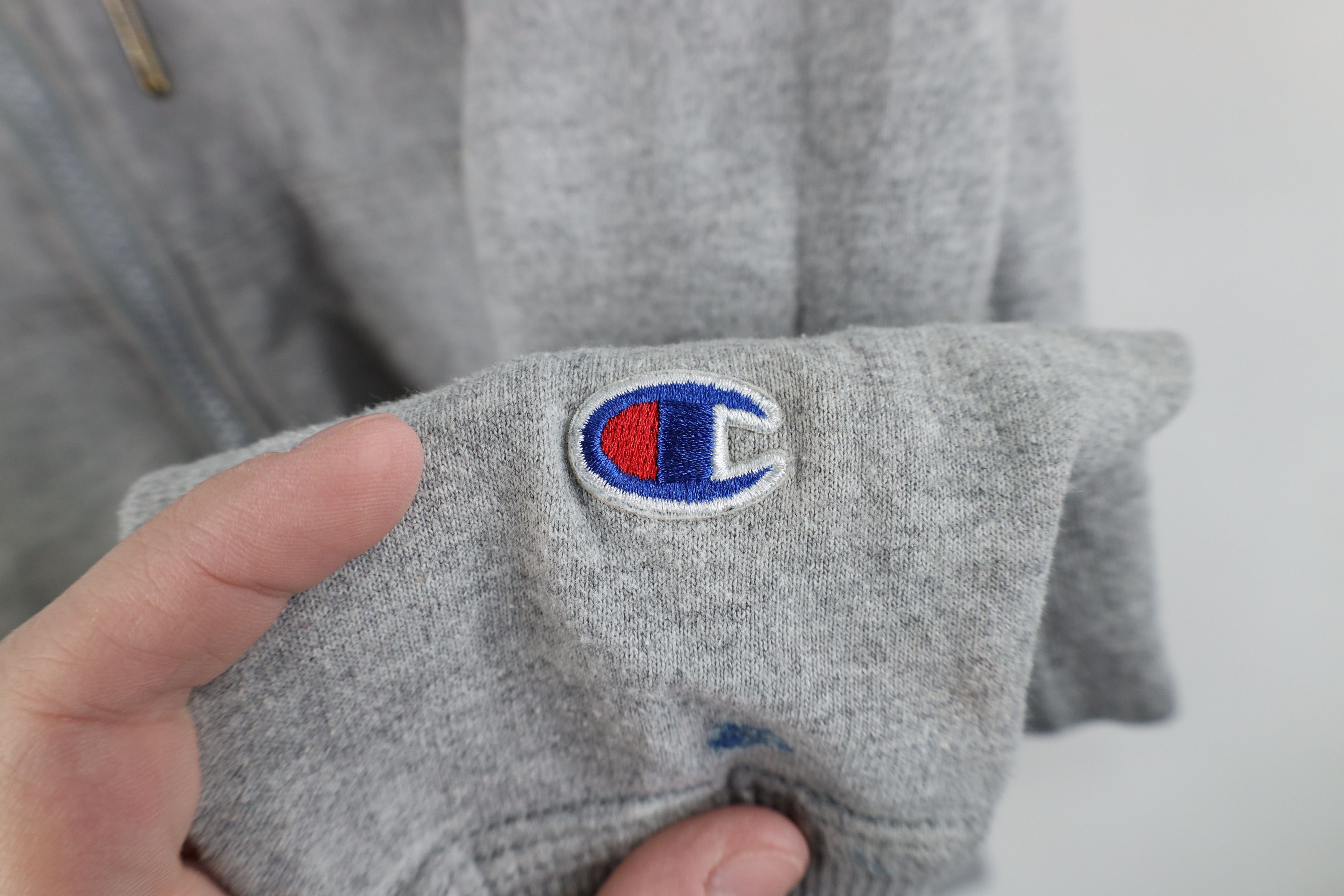 Champion Vintage Y2K Champion Full Zip Hoodie Sweatshirt Heather Gray Size US S / EU 44-46 / 1 - 5 Thumbnail
