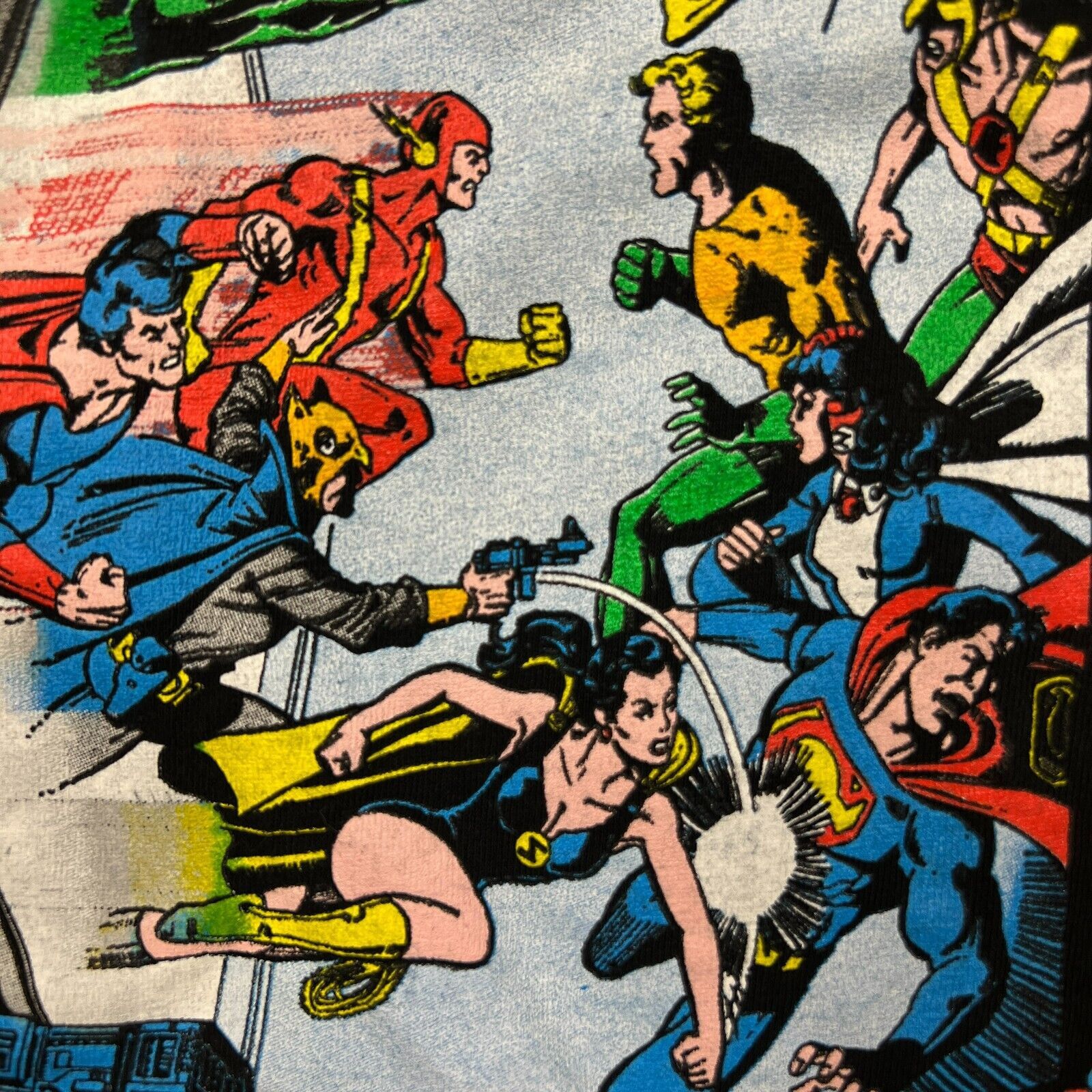 DC Comics × Vintage Justice League of America T Shirt DC Comics Short Sleeve Tee Size US XL / EU 56 / 4 - 3 Thumbnail