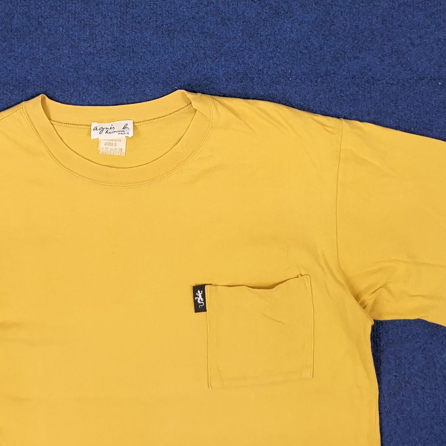 agnes b. Vintage Agnes b. Homme Paris Designer Tshirt C239N49 Size US L / EU 52-54 / 3 - 2 Thumbnail