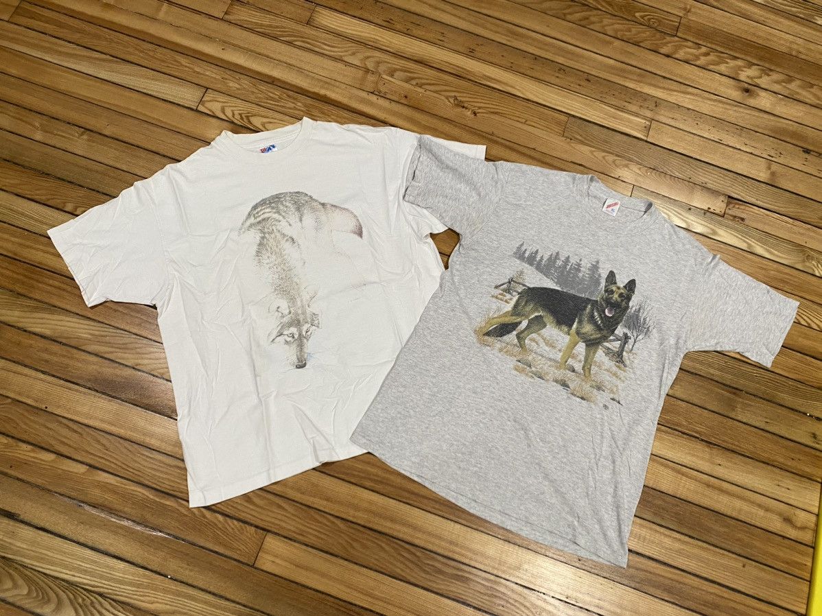 Jerzees × Vintage Vintage single stitch 2 shirt combo Size US L / EU 52-54 / 3 - 1 Thumbnail