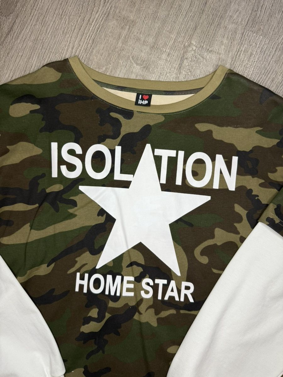 Other IM HAPPY PROMISE IHP “Isolation Home Star” Camo Layered Tee Size US M / EU 48-50 / 2 - 2 Thumbnail