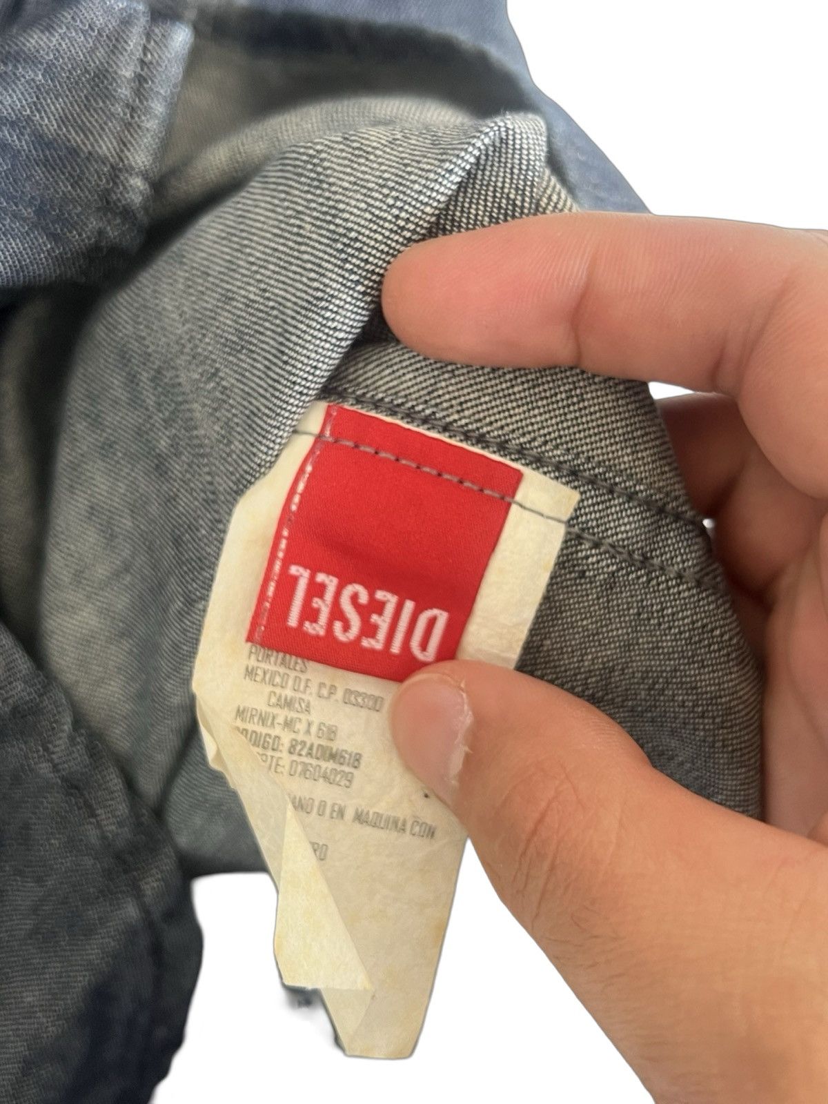 Diesel Diesel Denim Button Down Shirt Size US L / EU 52-54 / 3 - 5 Thumbnail