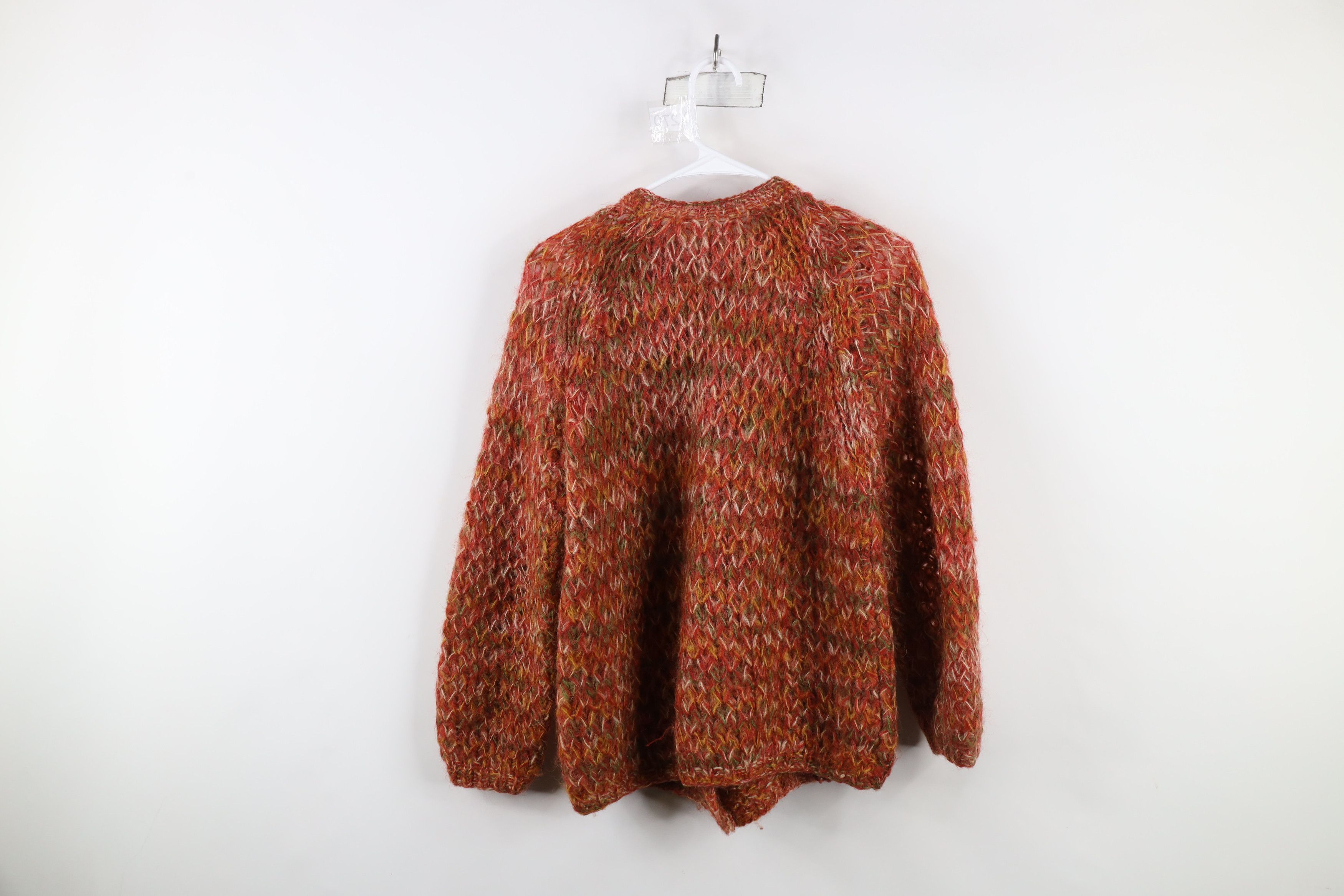 Vintage Vintage 60s 70s Streetwear Blend Crochet Cardigan Sweater Size L / US 10 / IT 46 - 6 Thumbnail