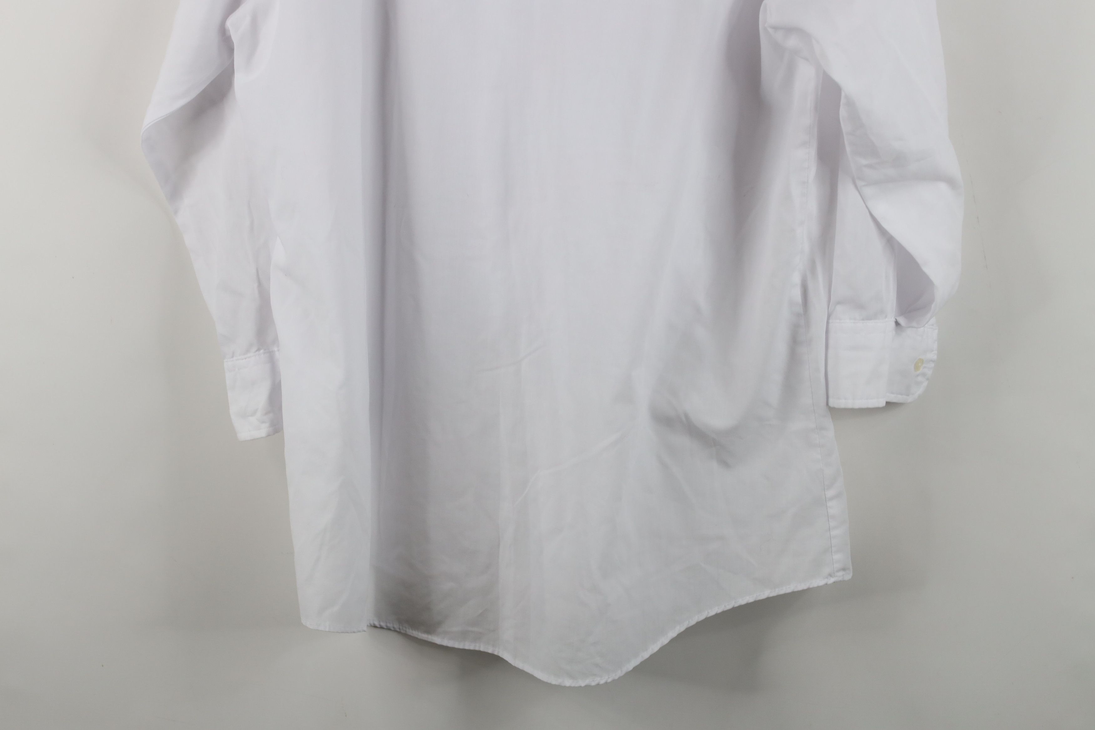 Vintage Vintage 90s Distressed Ruffled Prom Tuxedo Dress Shirt White Size US M / EU 48-50 / 2 - 14 Thumbnail