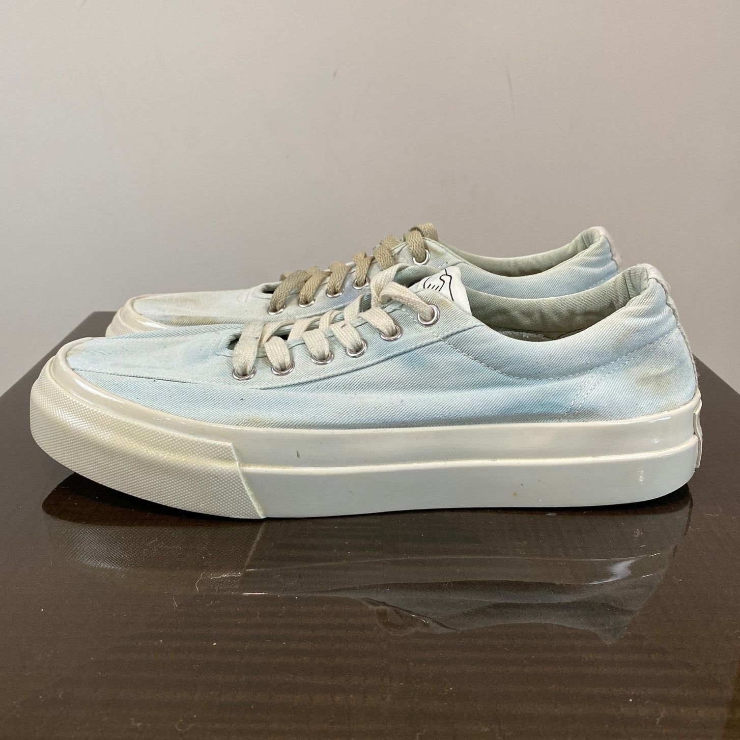 Stepney Workers Club Stepney Workers Club SWC Dellow Canvas Sneakers Shoes 42/ 9 Size US 9 / EU 42 - 3 Thumbnail