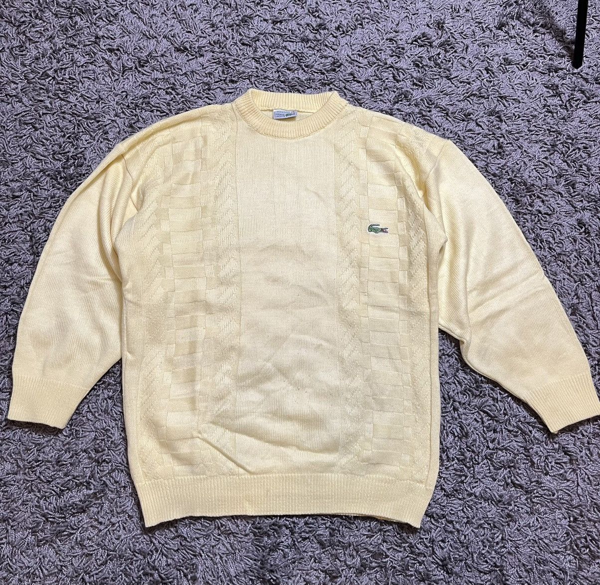 Lacoste × Vintage LACOSTE VINTAGE 00s CREWNECK KNITTED SWEATER Size US XL / EU 56 / 4 - 1 Thumbnail