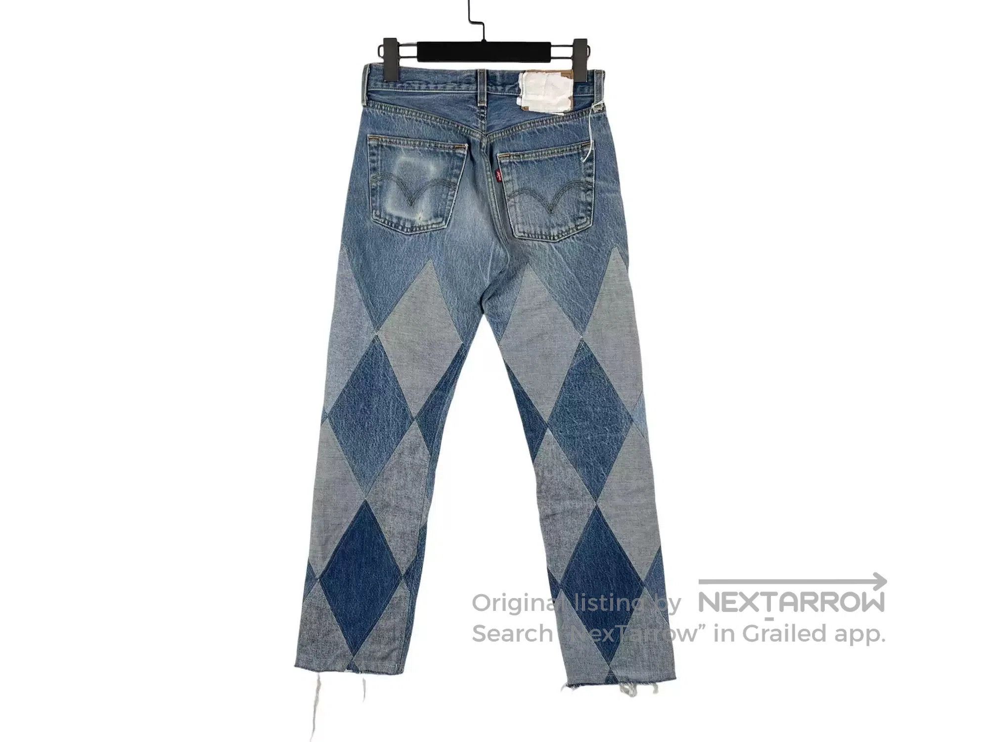Old Park Old Park Argyle Remake Levi's Jeans. Size 29" - 2 Thumbnail