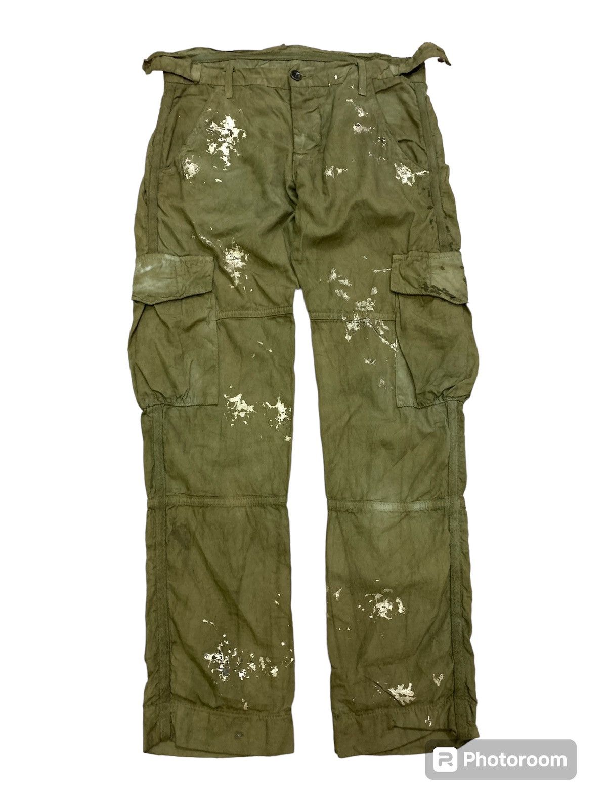 NSF 💥 NSF Military Painted Cargo Pant Size 28" / US 6 / IT 42 - 2 Thumbnail