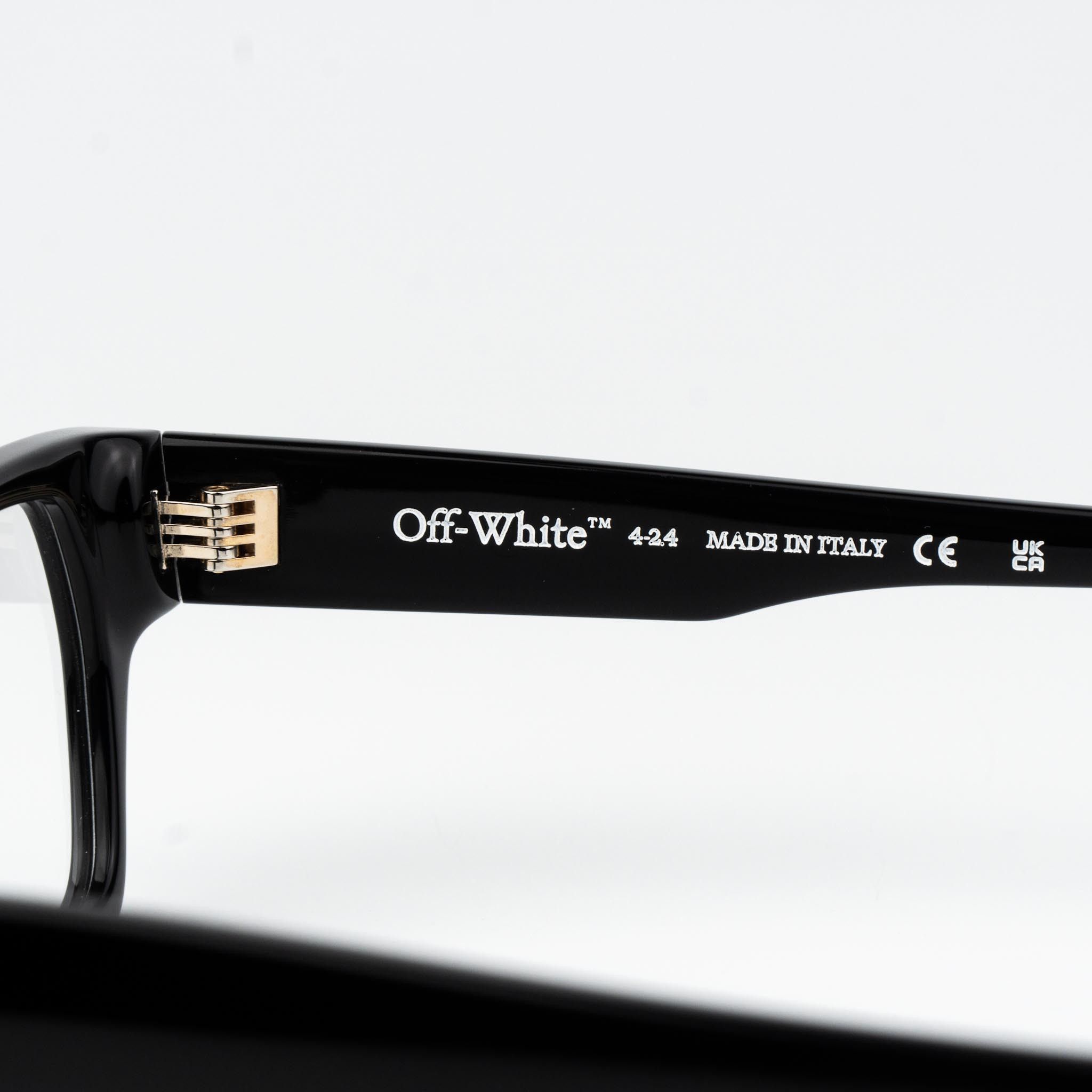Off-White Off-White STYLE 7E Men Eyeglasses OERJ07E 1000 NEW AUTHENTIC Size ONE SIZE - 8 Thumbnail