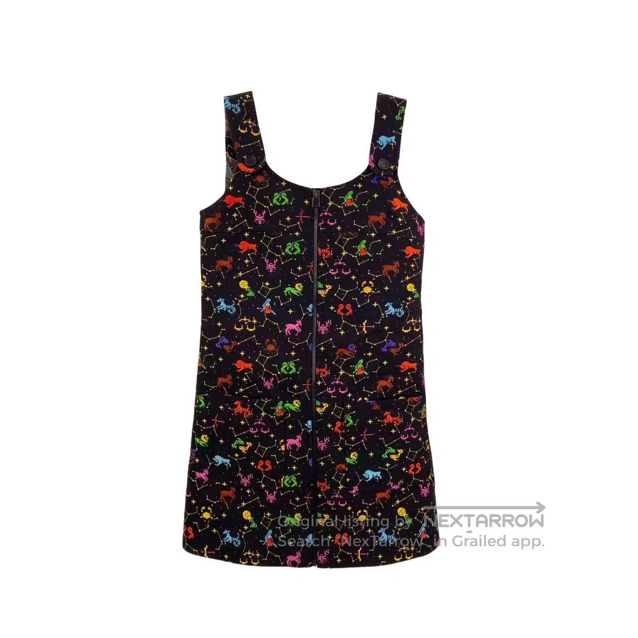 Dior Dior Constellation print bib skirt| Size XXS / US 00 / IT 34 - 2 Thumbnail