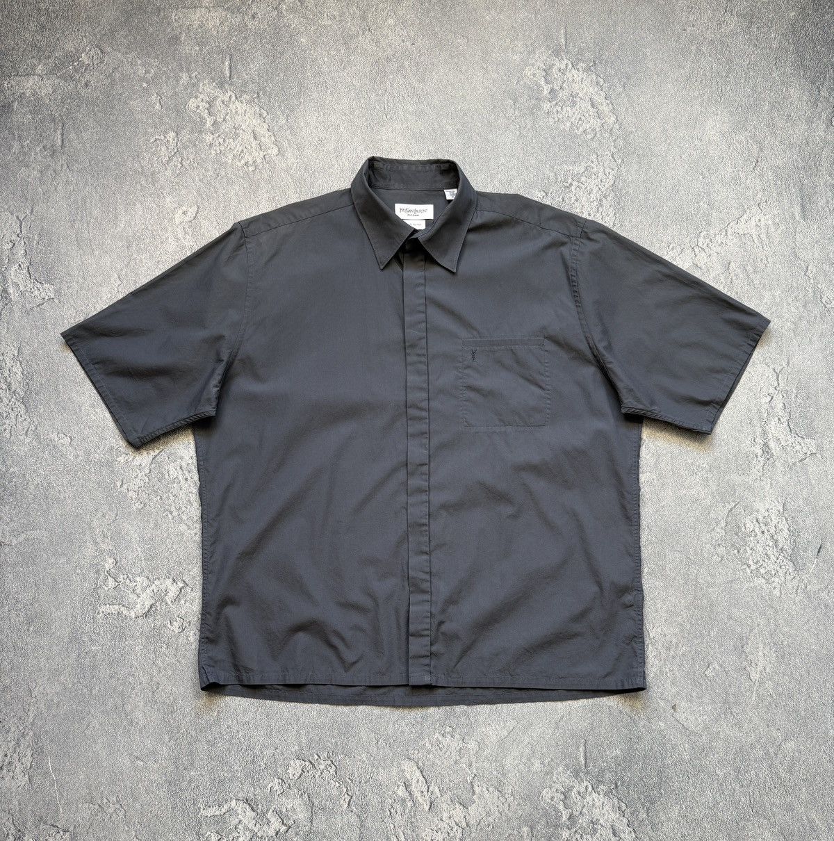Yves Saint Laurent Vintage Yves Saint Laurent YSL Summer Shirt Button Up Size US XL / EU 56 / 4 - 1 Thumbnail