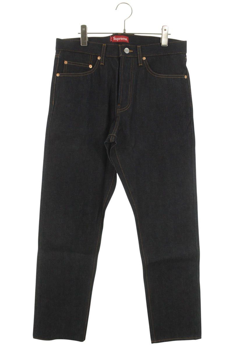 Supreme supreme inset logo jean washed blue Ss22 denim pants 32