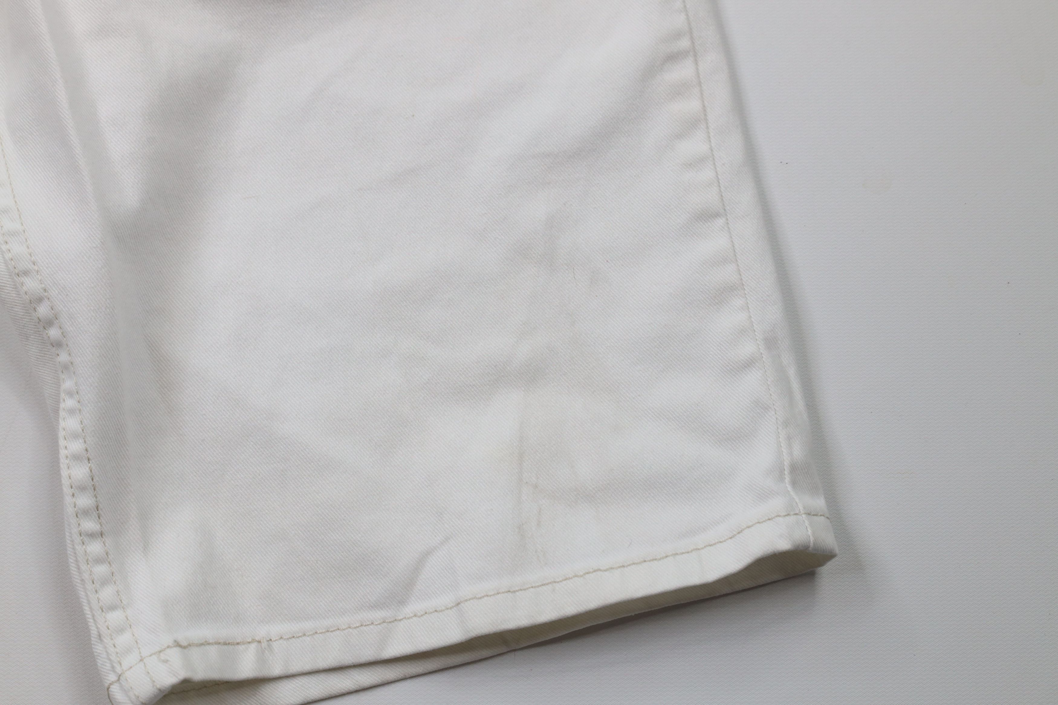 Levi's × Vintage Vintage Y2K Levis 569 Fit Denim Jean Shorts Jorts White Size US 30 / EU 46 - 5 Thumbnail