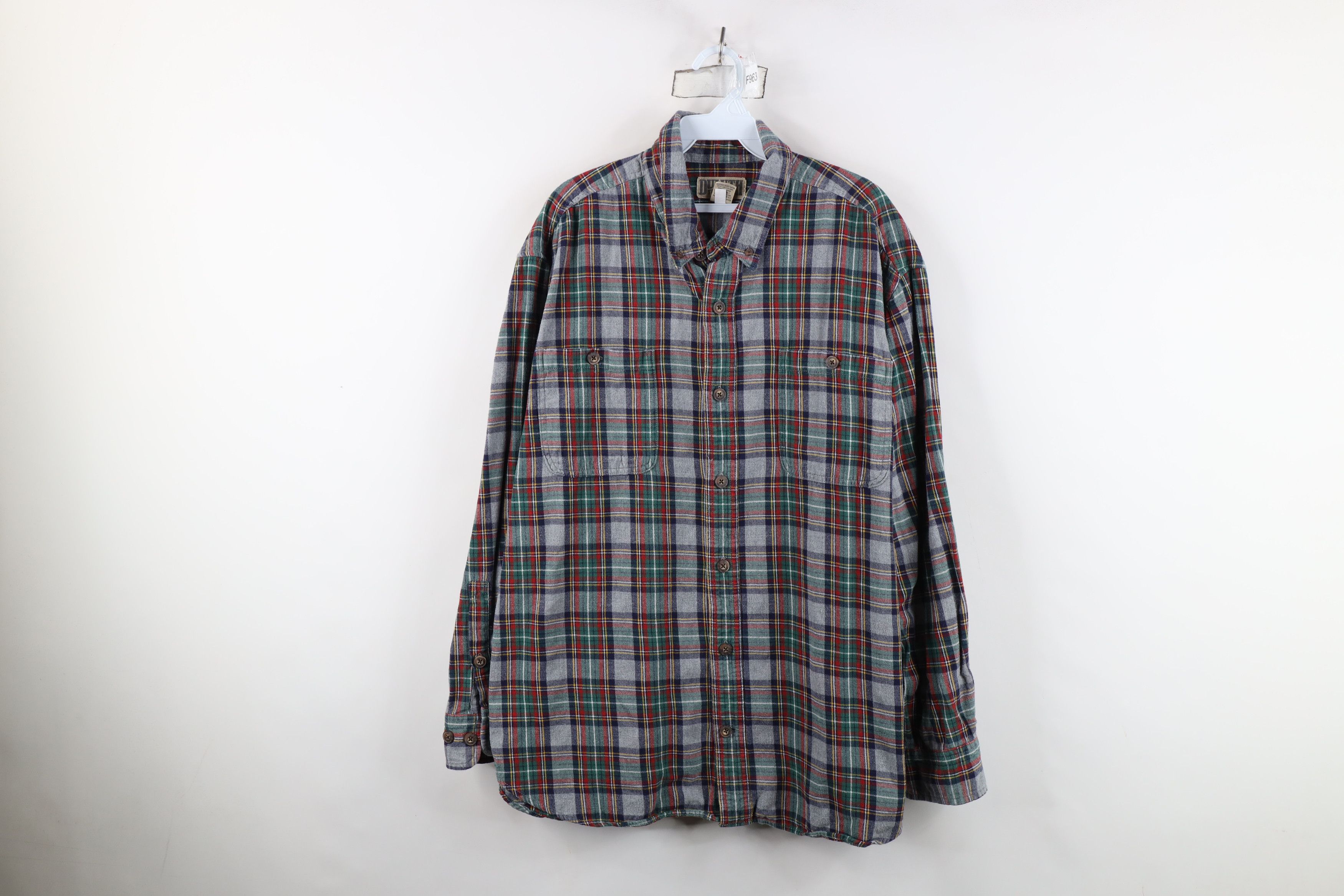Duluth Trading Company Duluth Trading Co Collared Button Down Shirt Plaid Cotton Size US XL / EU 56 / 4 - 1 Thumbnail